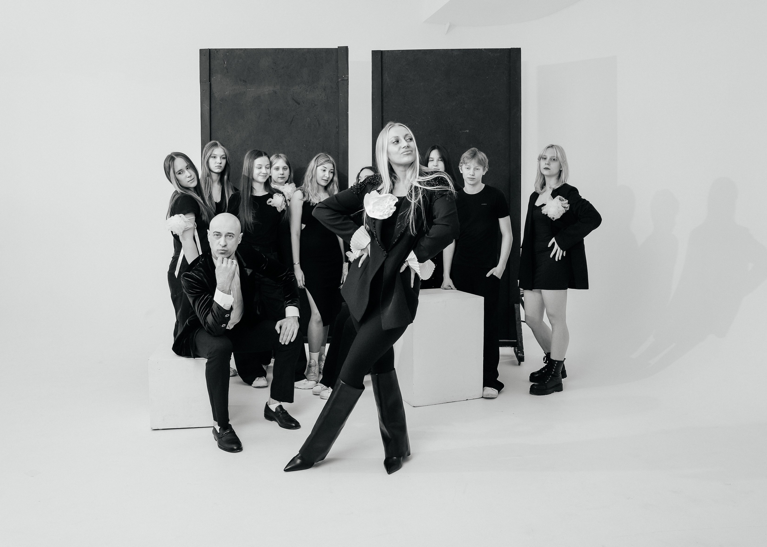 Старшая группа в студии. Фотограф Юлия Мальцева