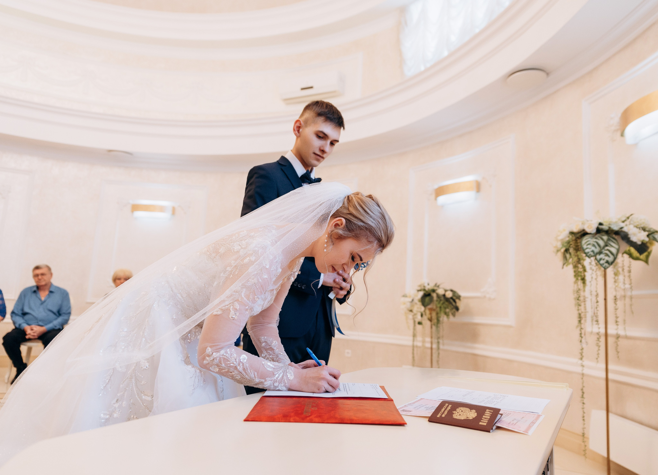 Регистрация, Центральный загс. Фотограф в Новосибирске