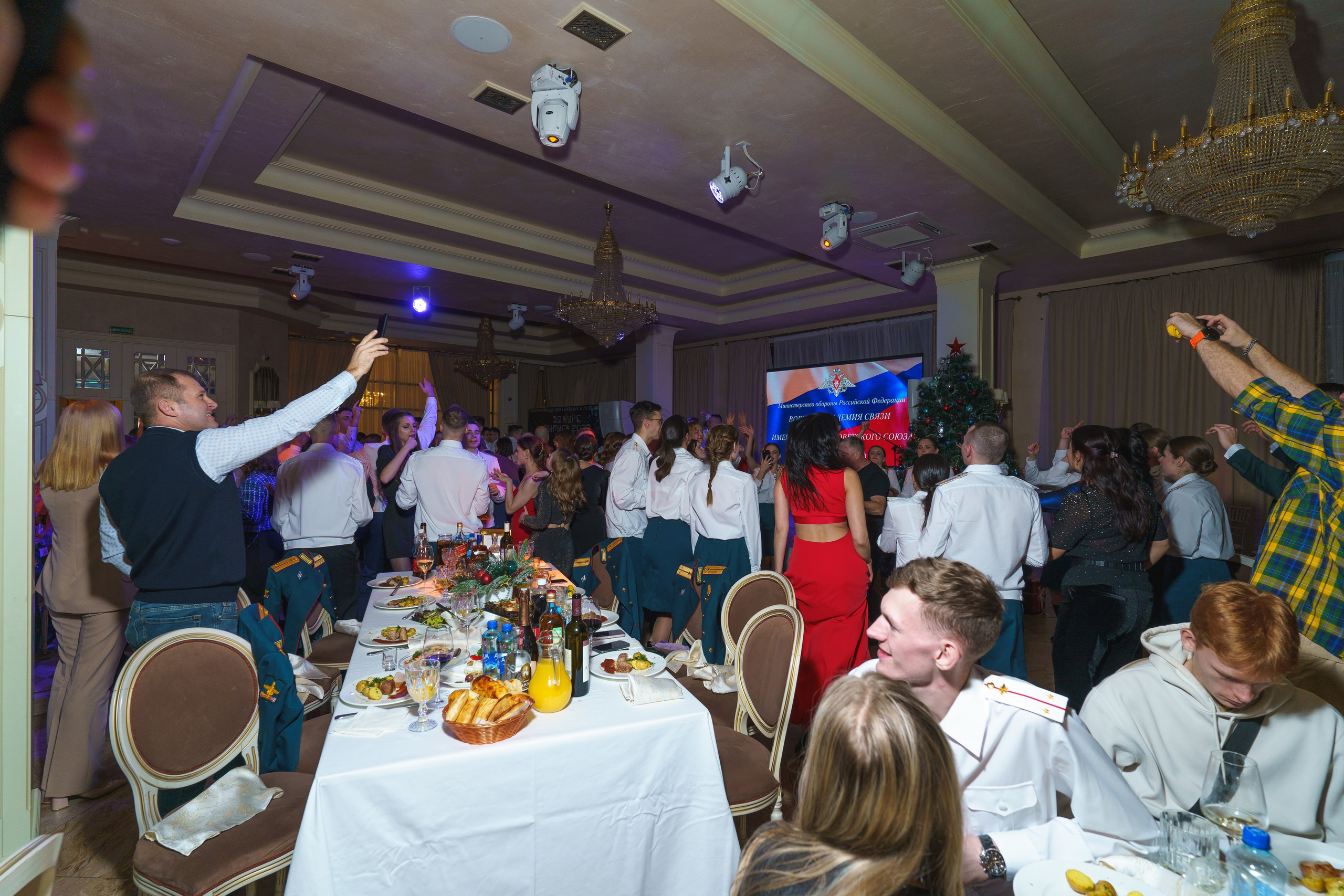 Фотосъемка выпуска военной академии и вручение дипломов