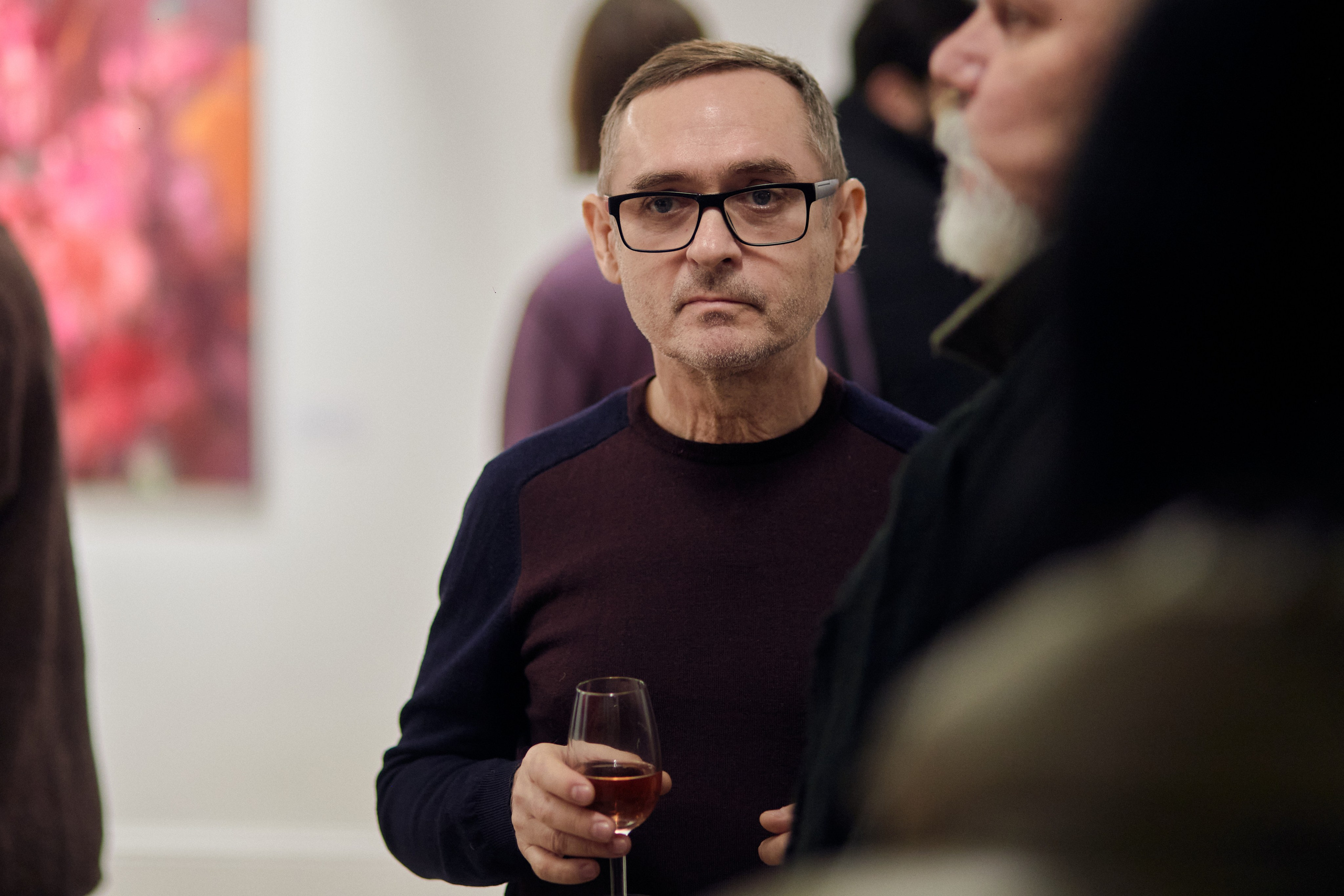 Открытие выставки краснодарской художницы Ларисы Блохиной. Фотограф Юлия Маринина