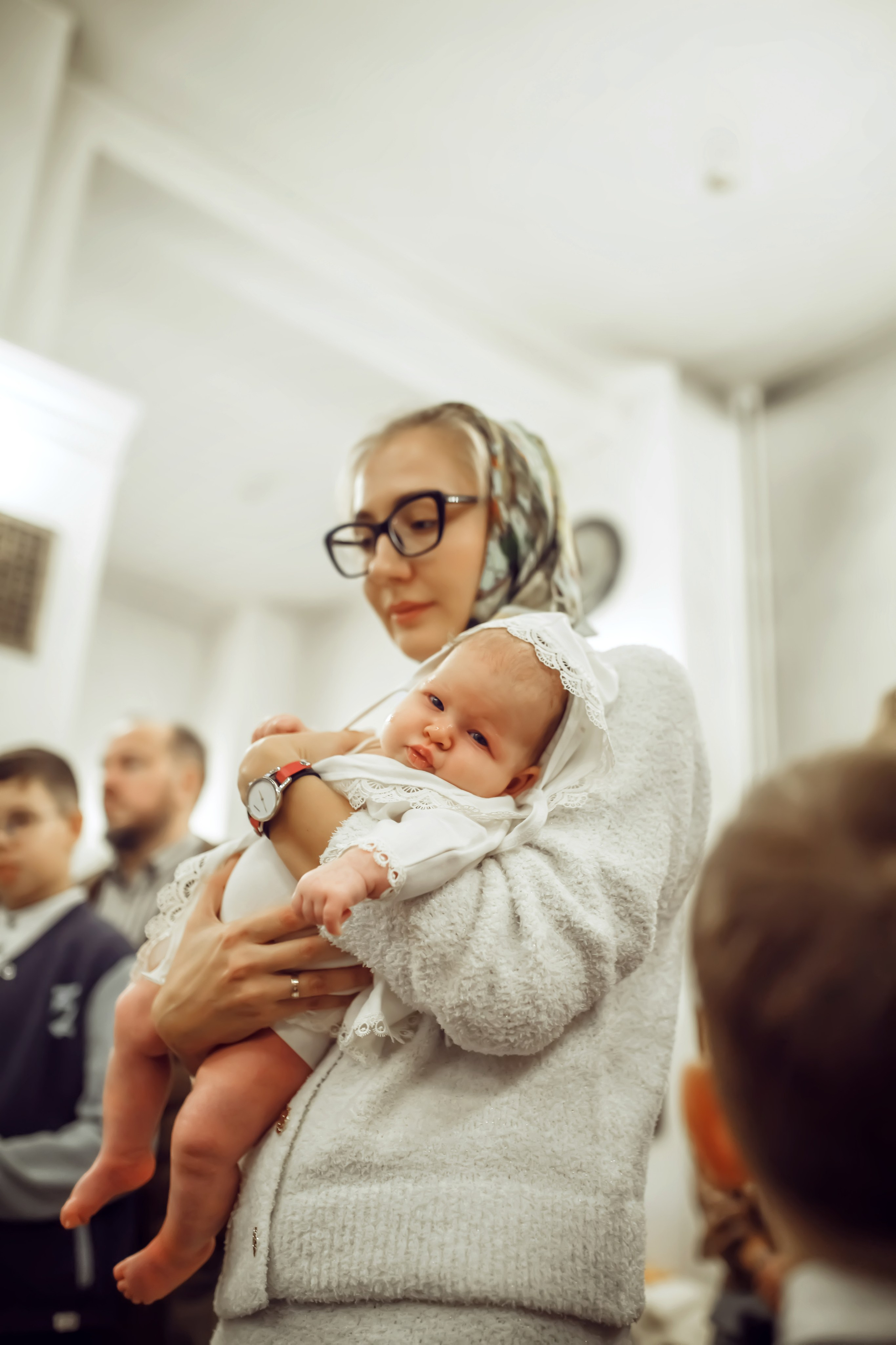 Крещение Анны. Фотограф на Крещение, семейный фотограф в Москве