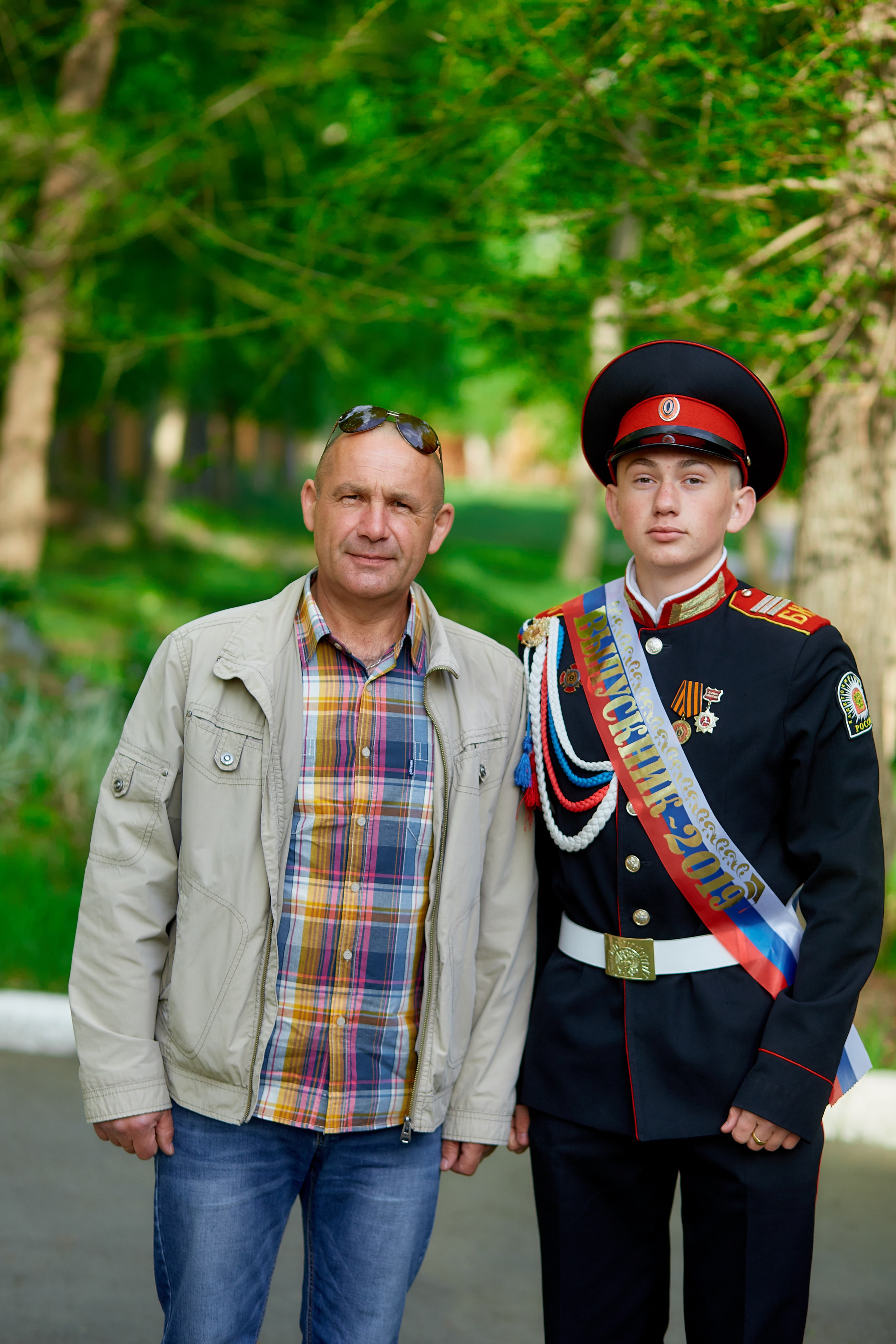 Кадеты последний звонок. Фотограф Вячеслав Фарунин