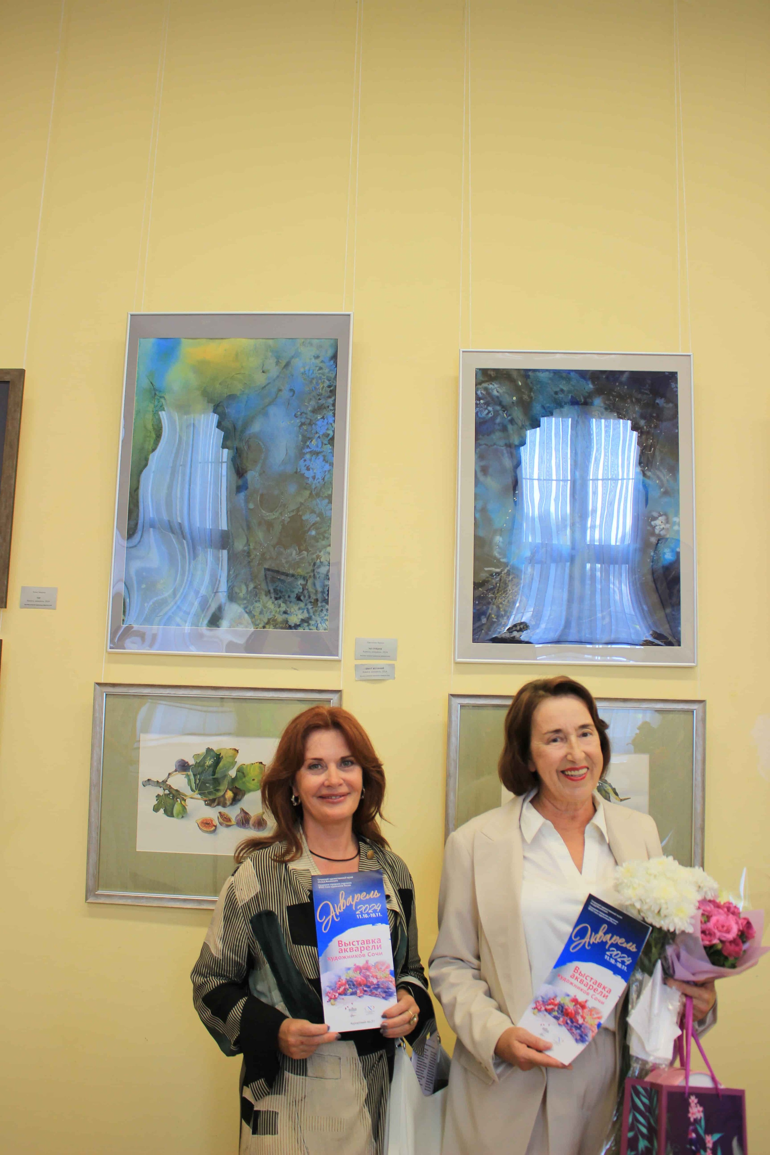 Выставка «Акварель2024». Свет акварели Галины Поплавской