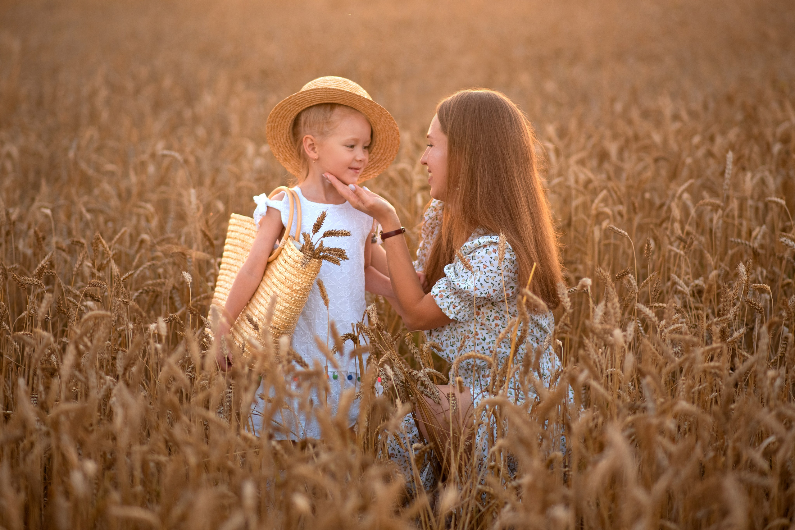 Семейная фотосессия в пшеничном поле. Семейный и детский фотограф в Туле Светлана Воронкова