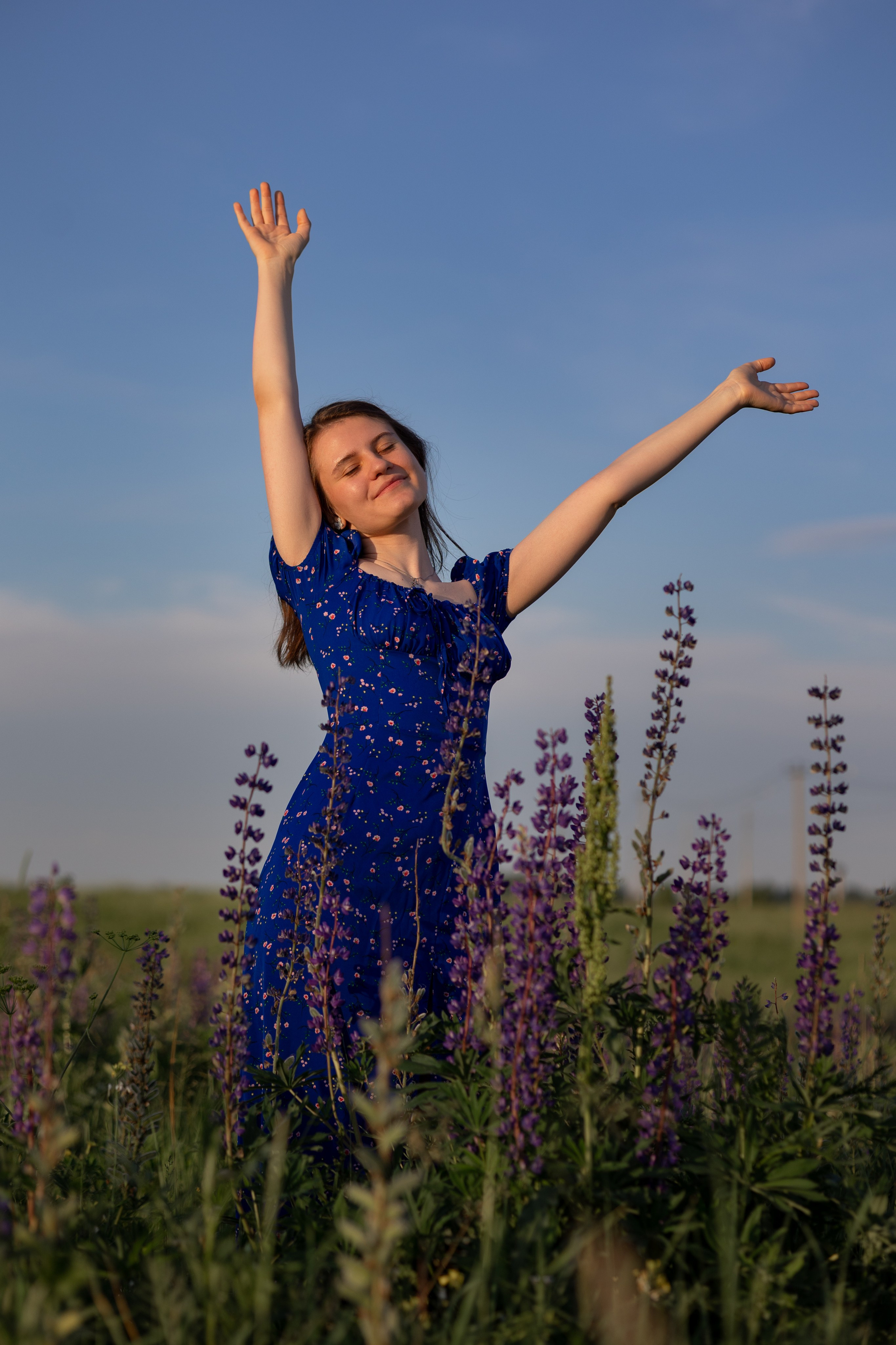 Фотосъемка в люпинах