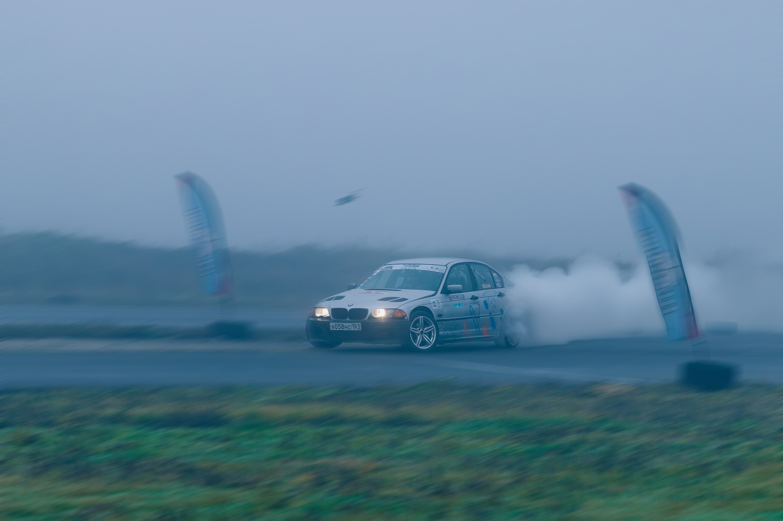 Фотосъёмка профессионального зимнего дрифта в Ростове-на-Дону. Портретный фотограф в Ростове-на-Дону Антон Казарин