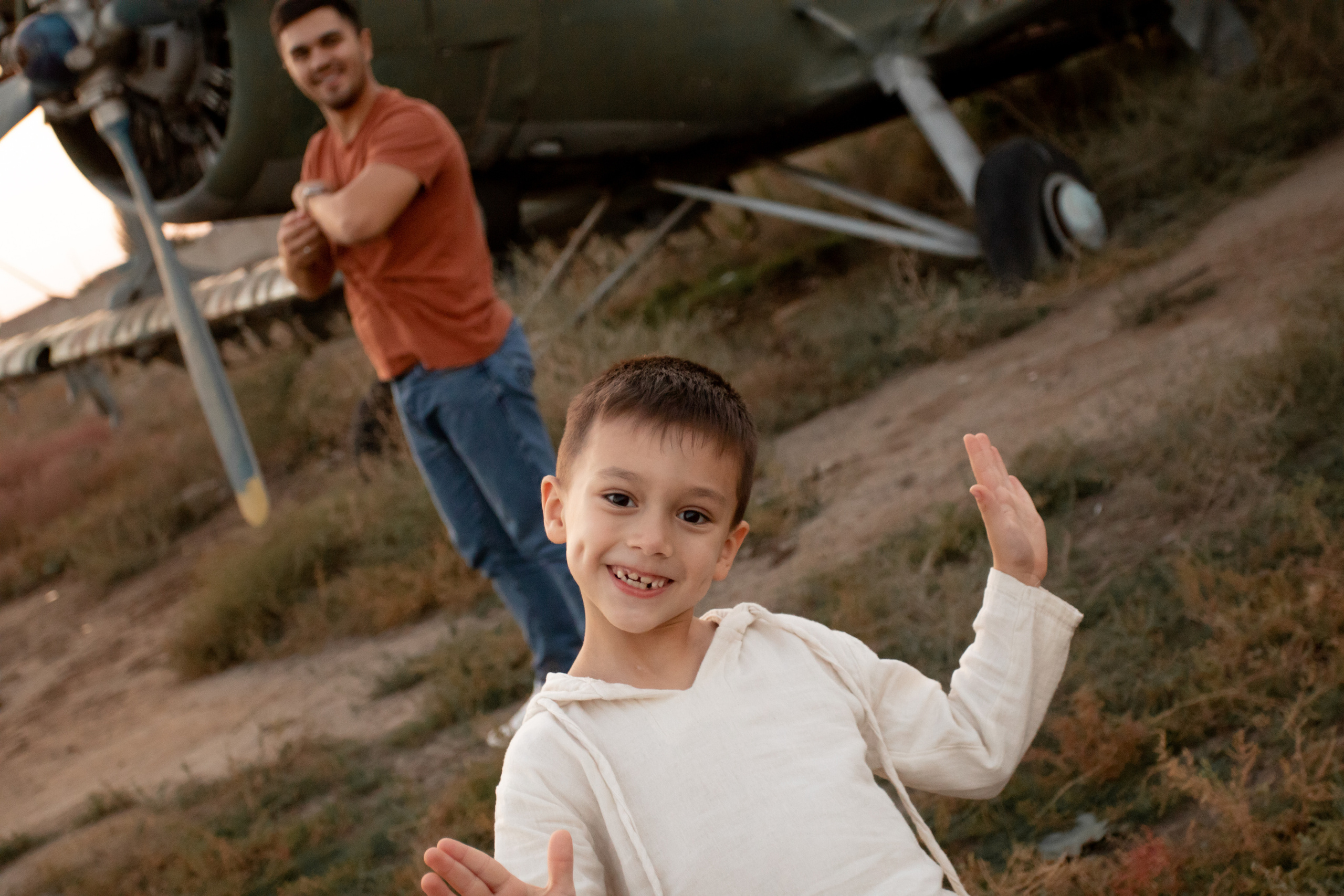 Папа и сын. Главная