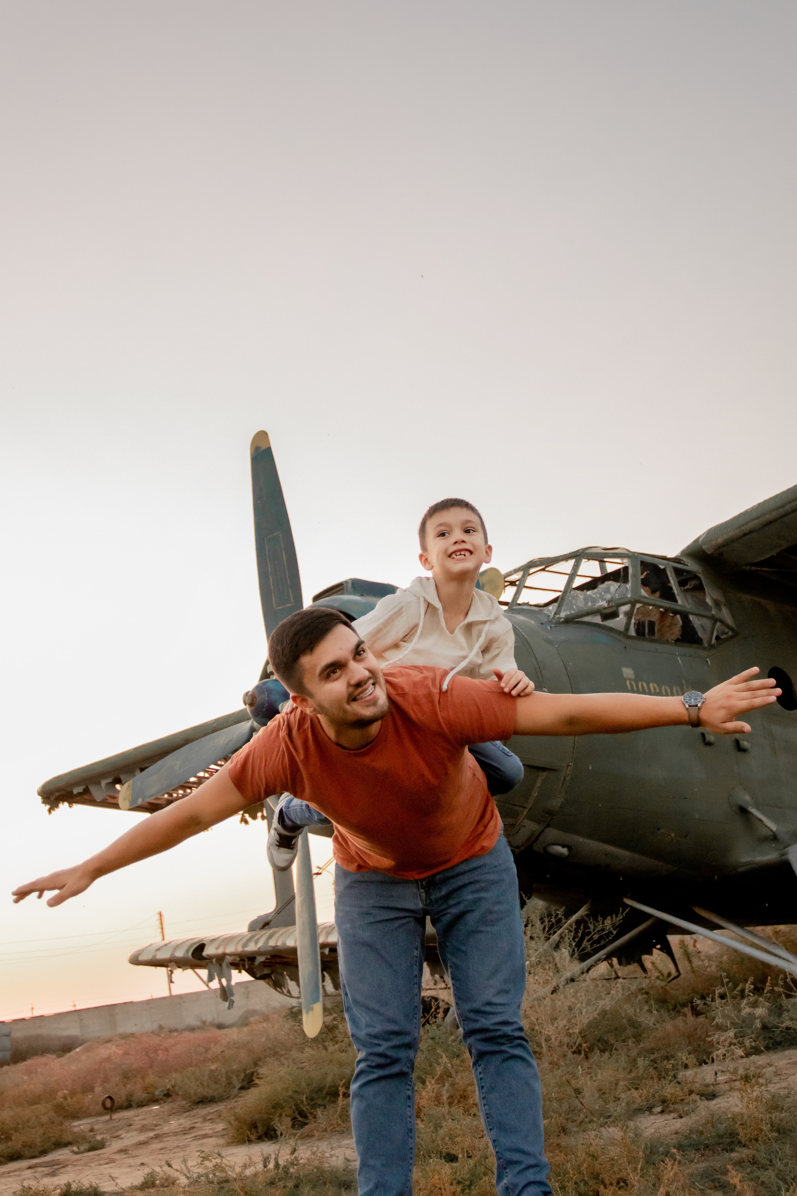 Папа и сын. Главная