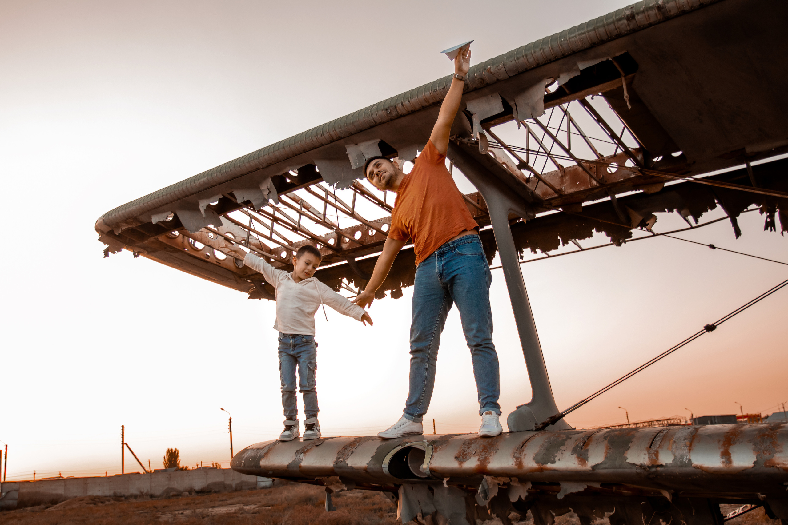 Папа и сын. Главная