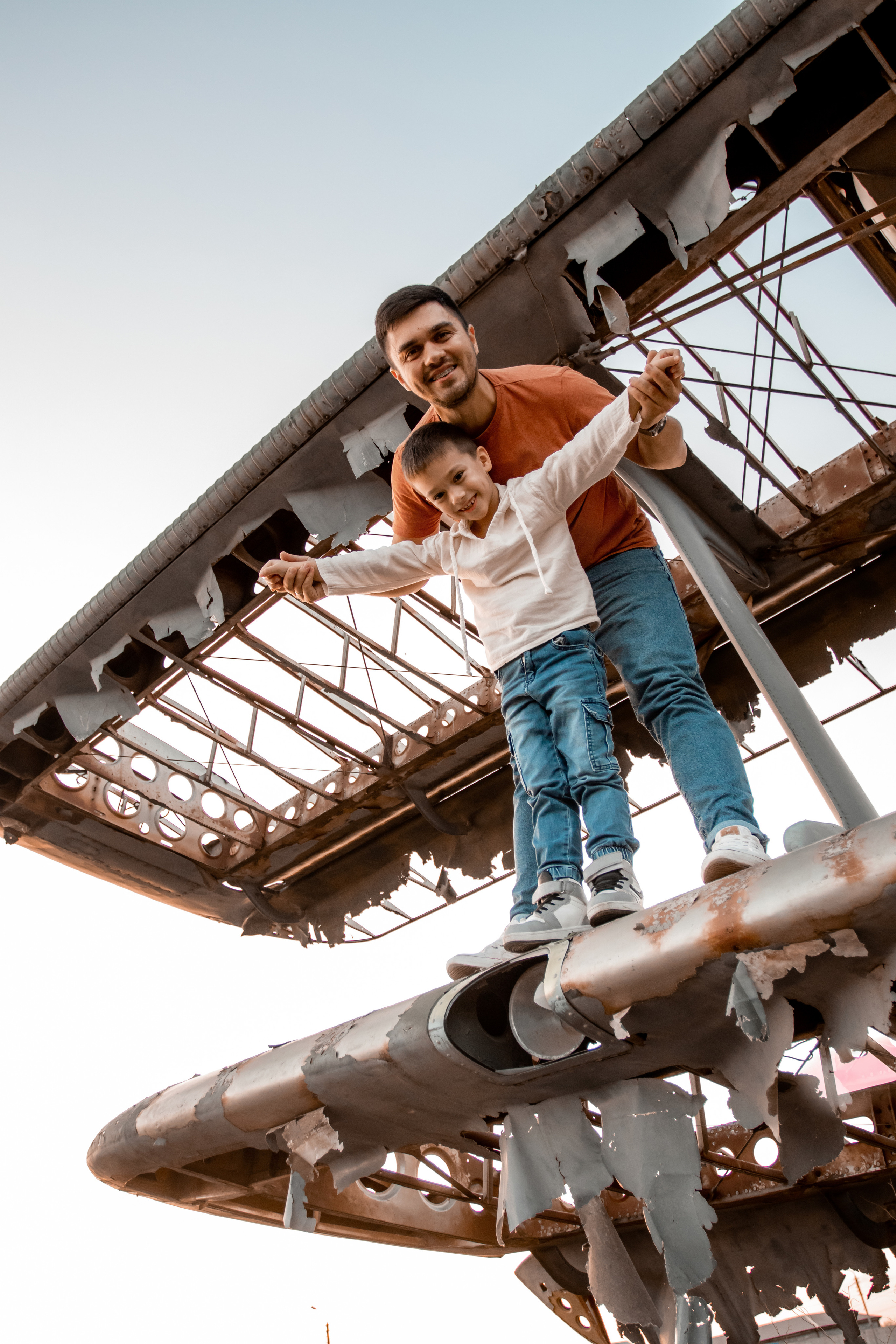 Папа и сын. Главная