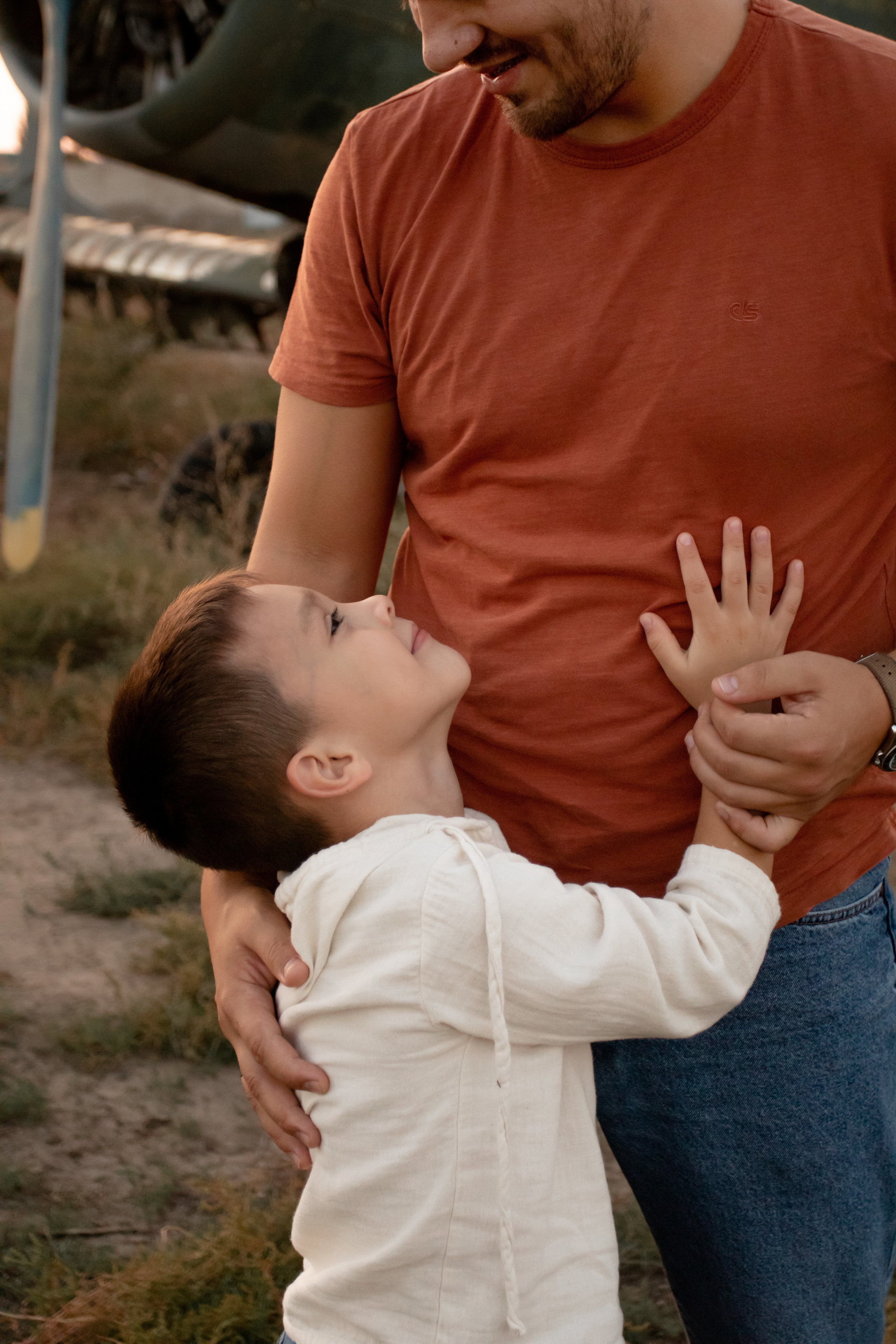 Папа и сын. Главная