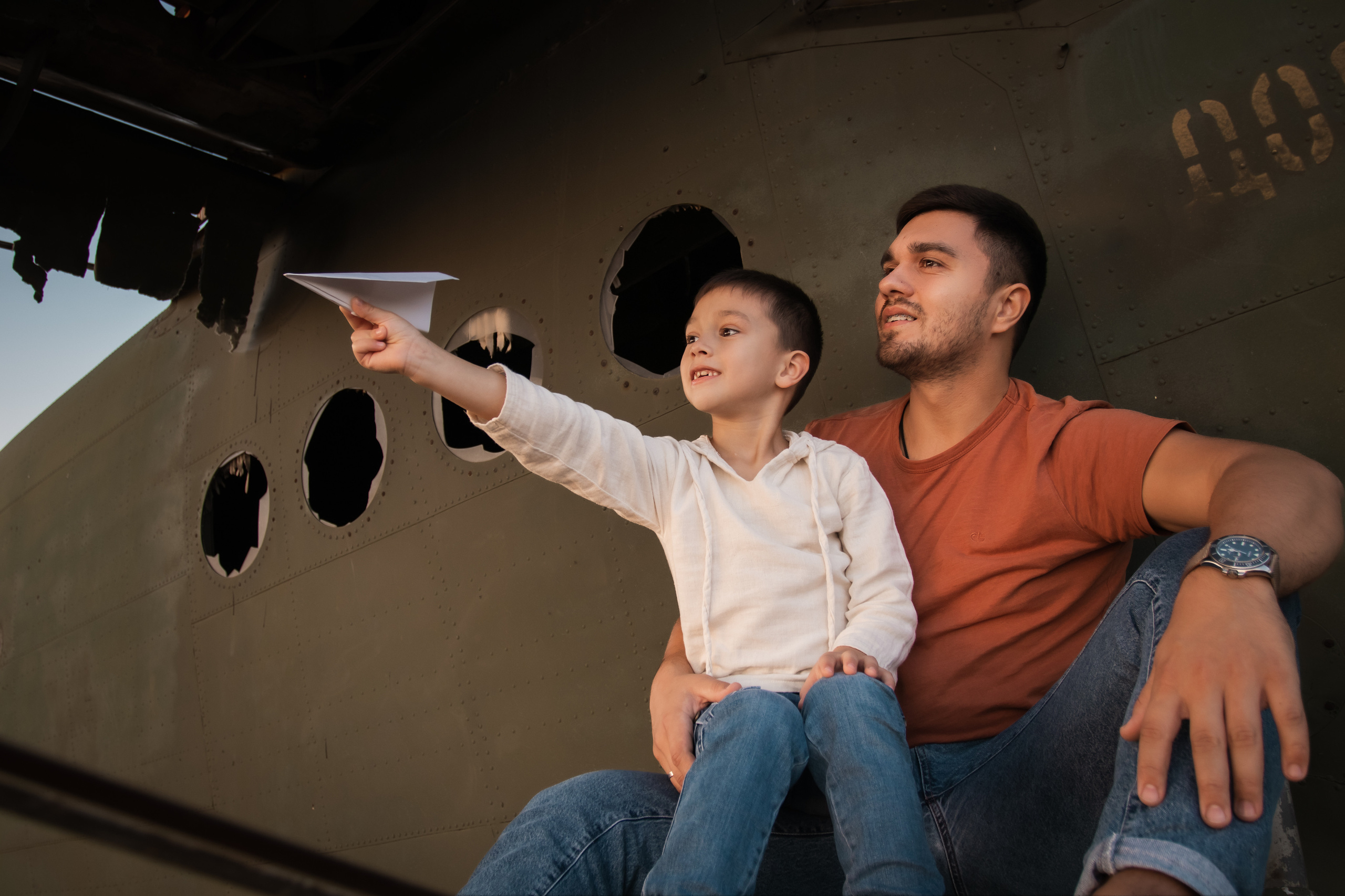 Папа и сын. Главная