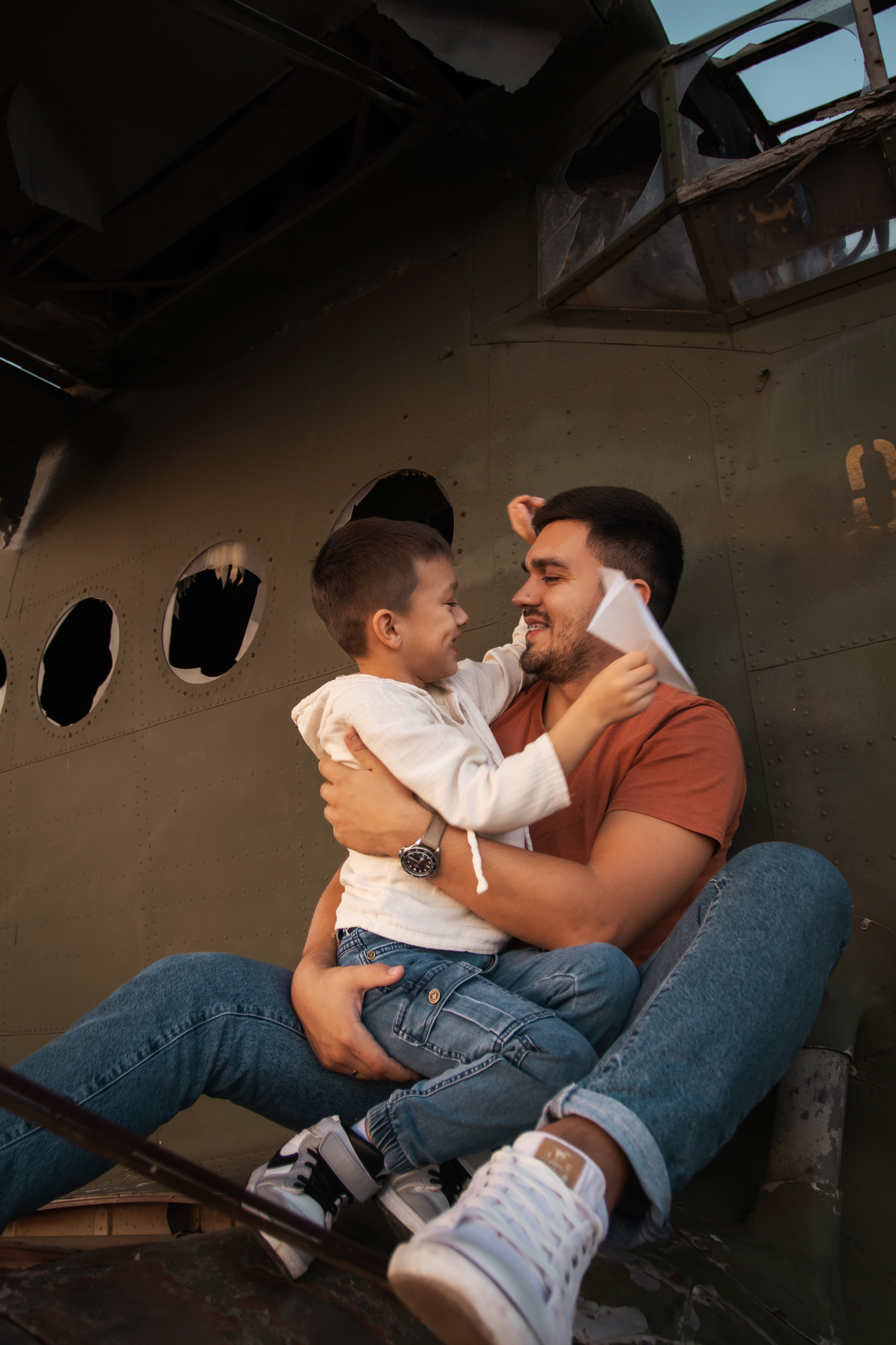 Папа и сын. Главная