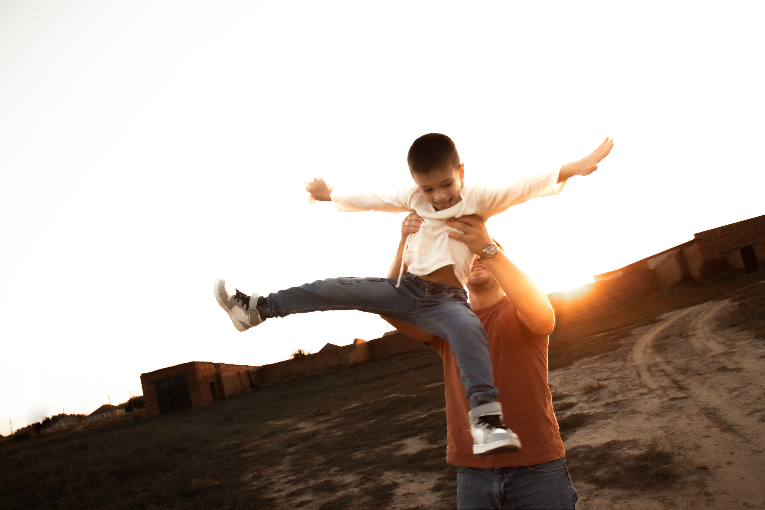 Папа и сын. Главная