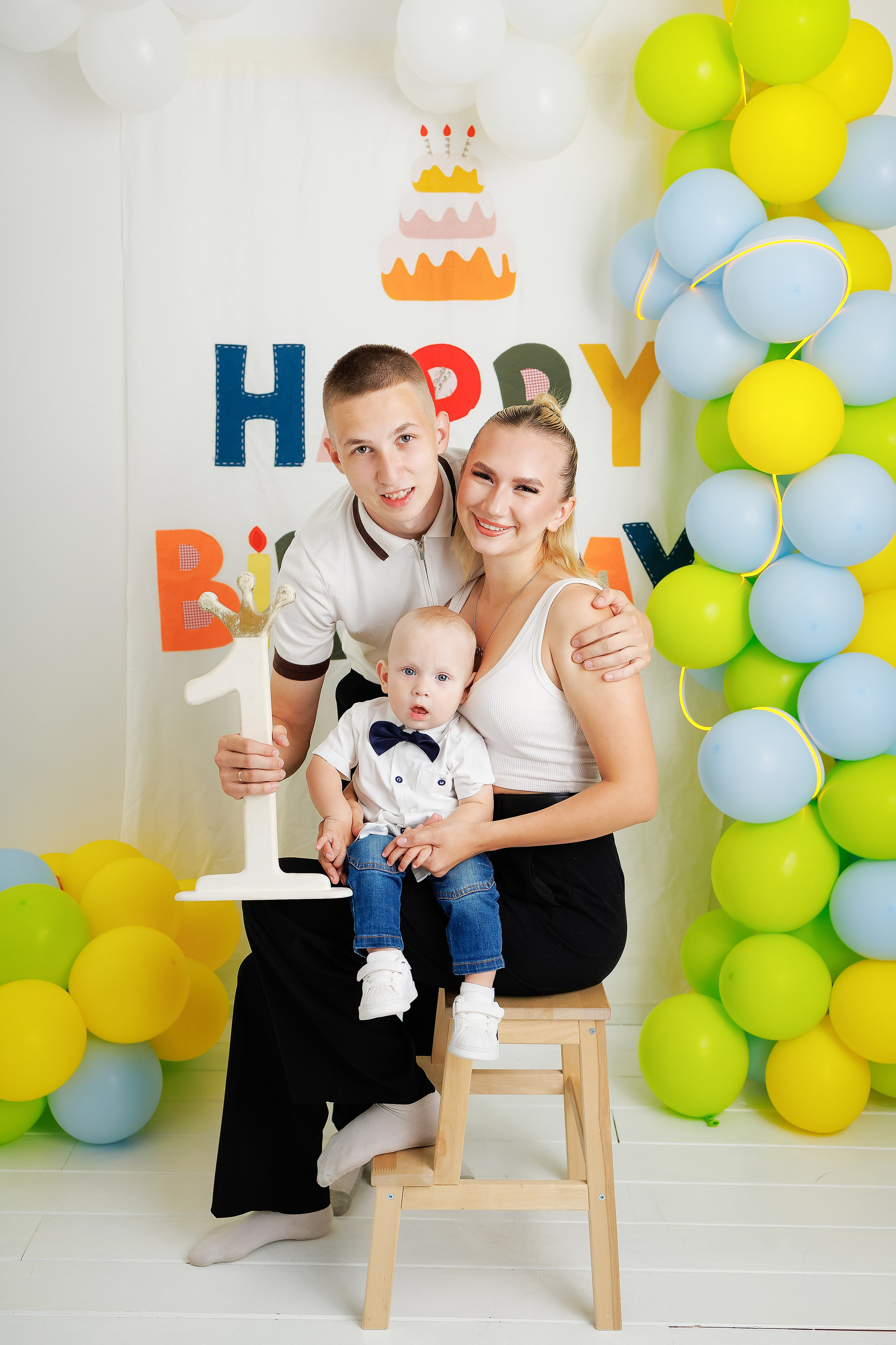 Давиду 1 годик. Фотограф новорожденный малышей Новосибирск