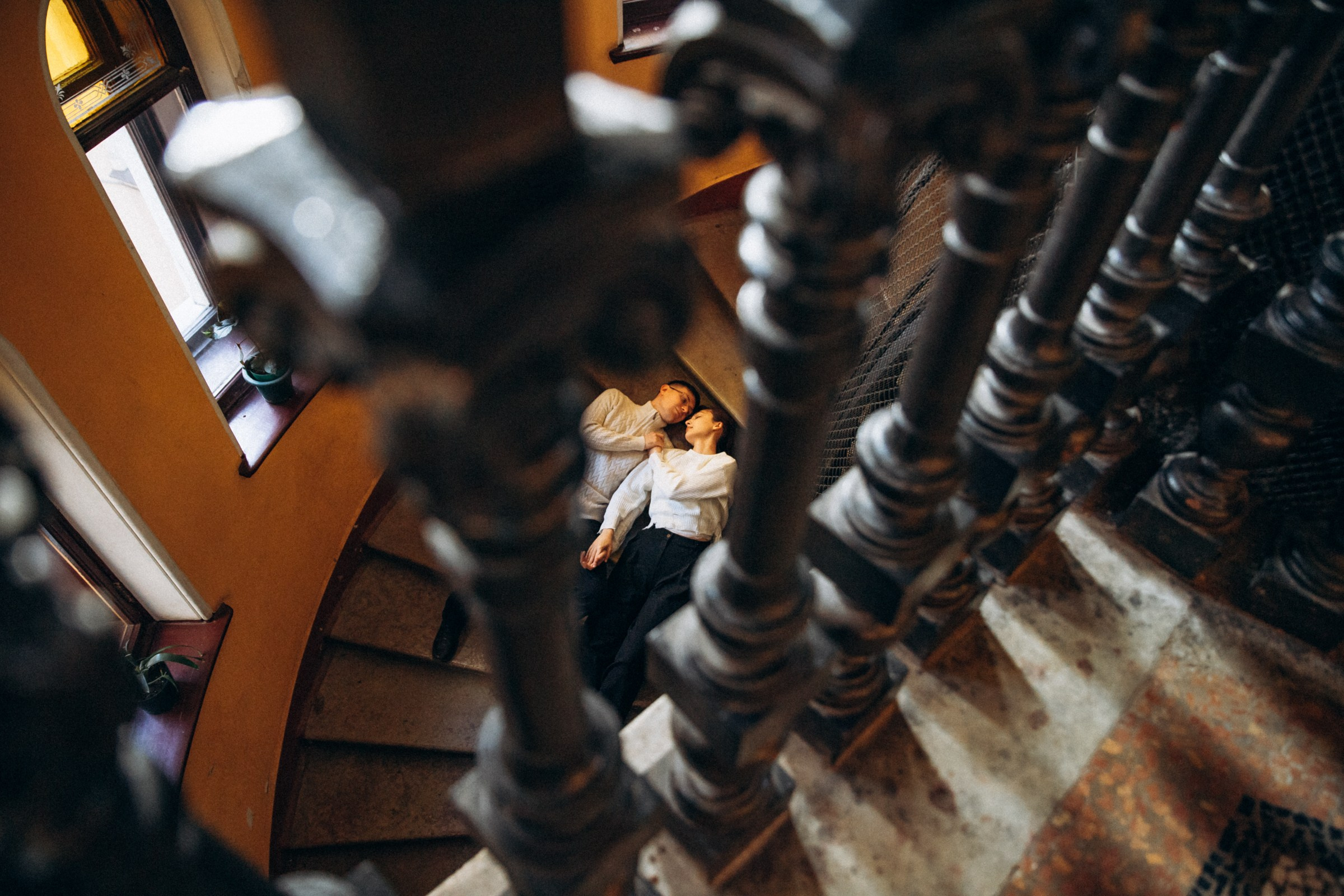 Сергей и Вера в октябре. Фотопрогулка в Петербурге. Индивидуальный и семейный фотограф в Санкт-Петербурге