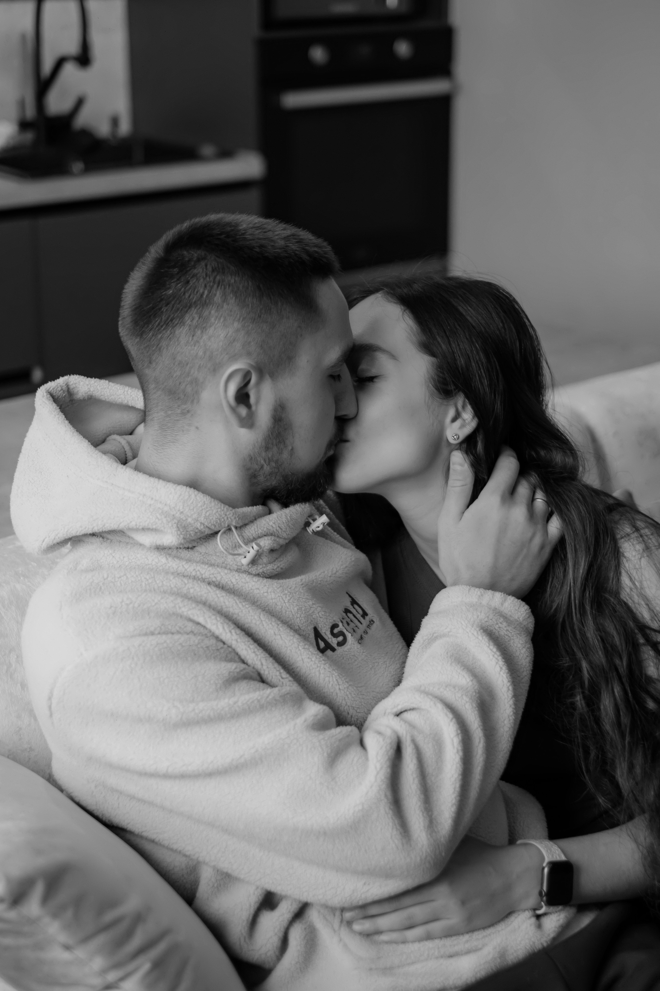 Катя, Саша и Еся | домашняя съемка. Фотограф в Новосибирске Диана Ильиных