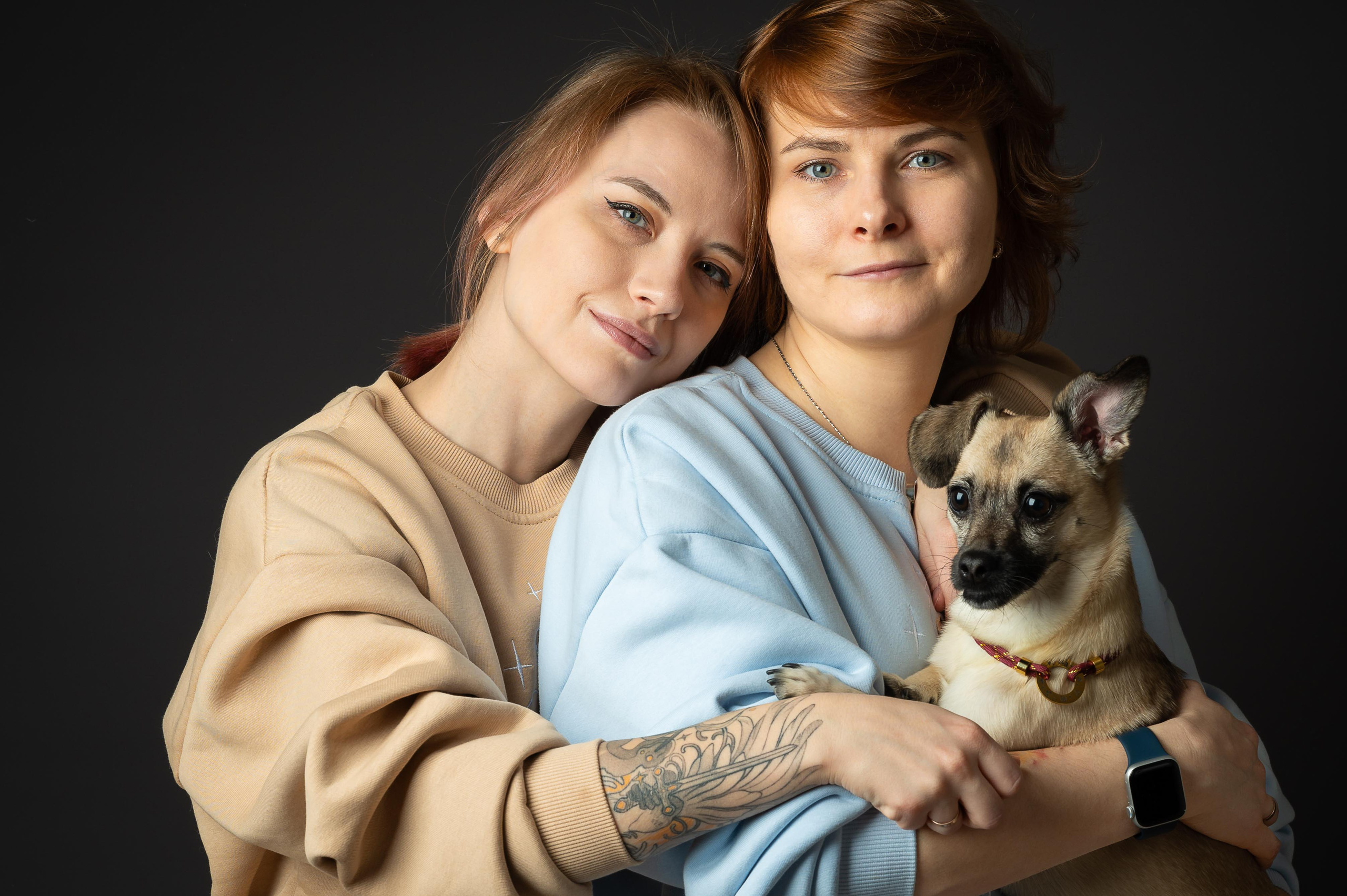 ФОТОСЕССИЯ В СТУДИИ КСЕНИЯ, АННА И ЧАРИТИ. Портретный фотограф в Москве Евгений Кемайкин