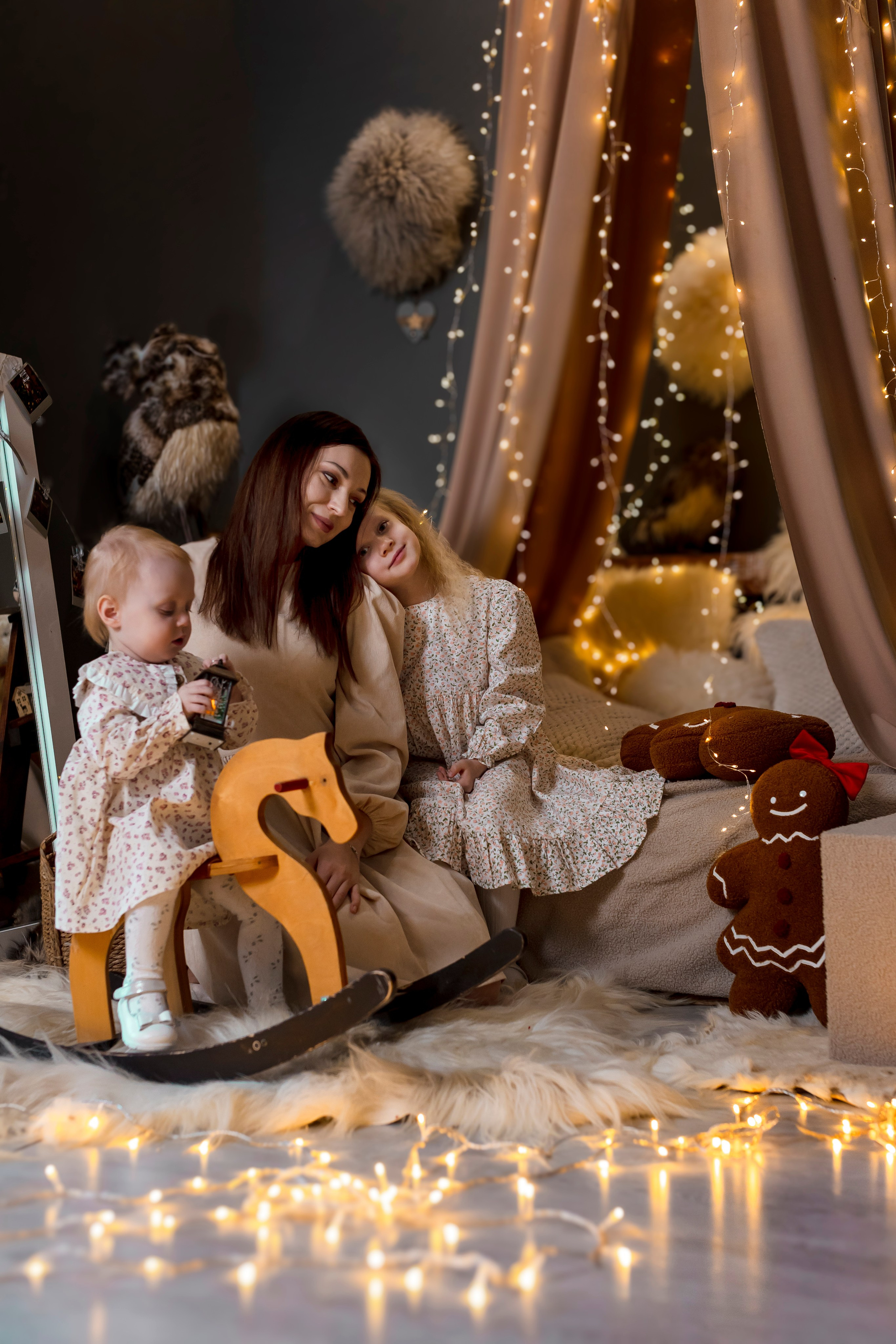 Люба с дочами. Свадебный и семейный фотограф в Каспийске Алёна Нурмагомедова