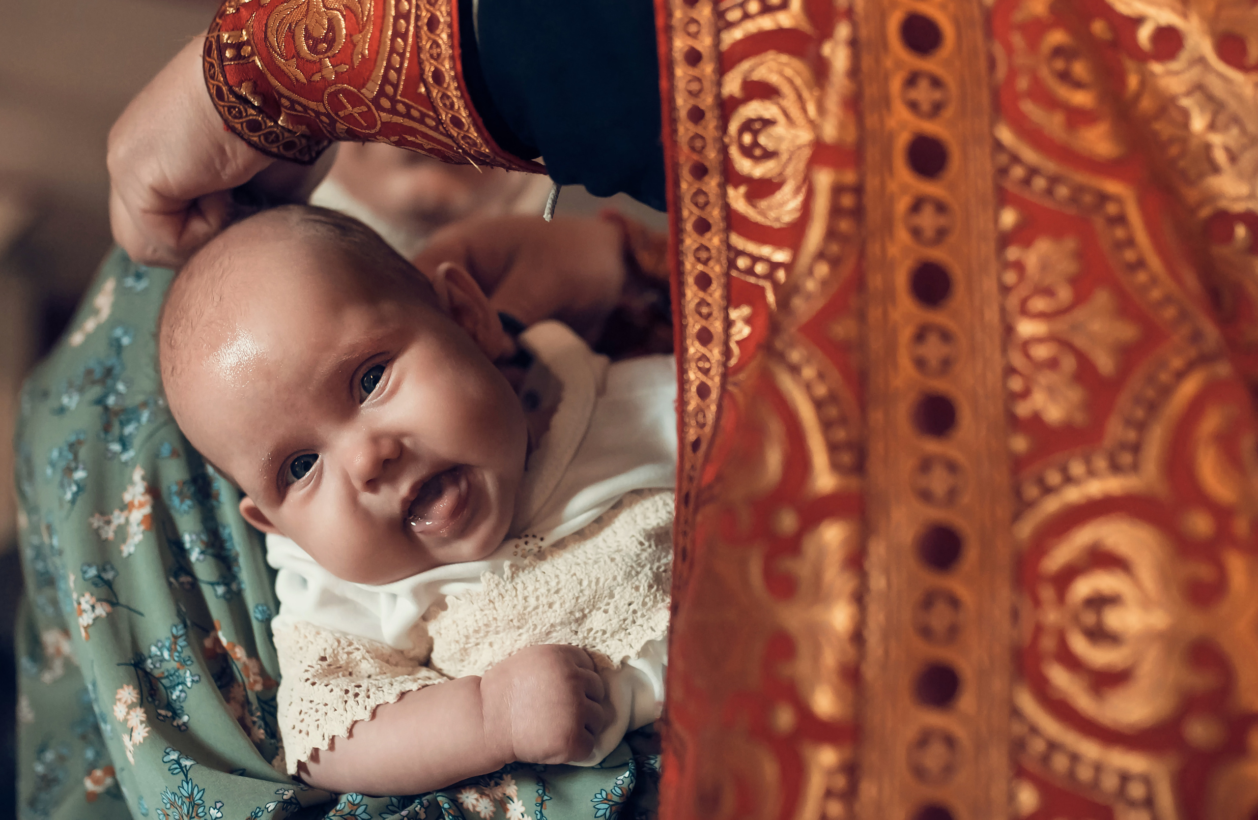 Таинство Крещения в Храме в честь святителя Николая Чудотворца г. Рыбное. Семейный фотограф Олеся Батурина Рязань