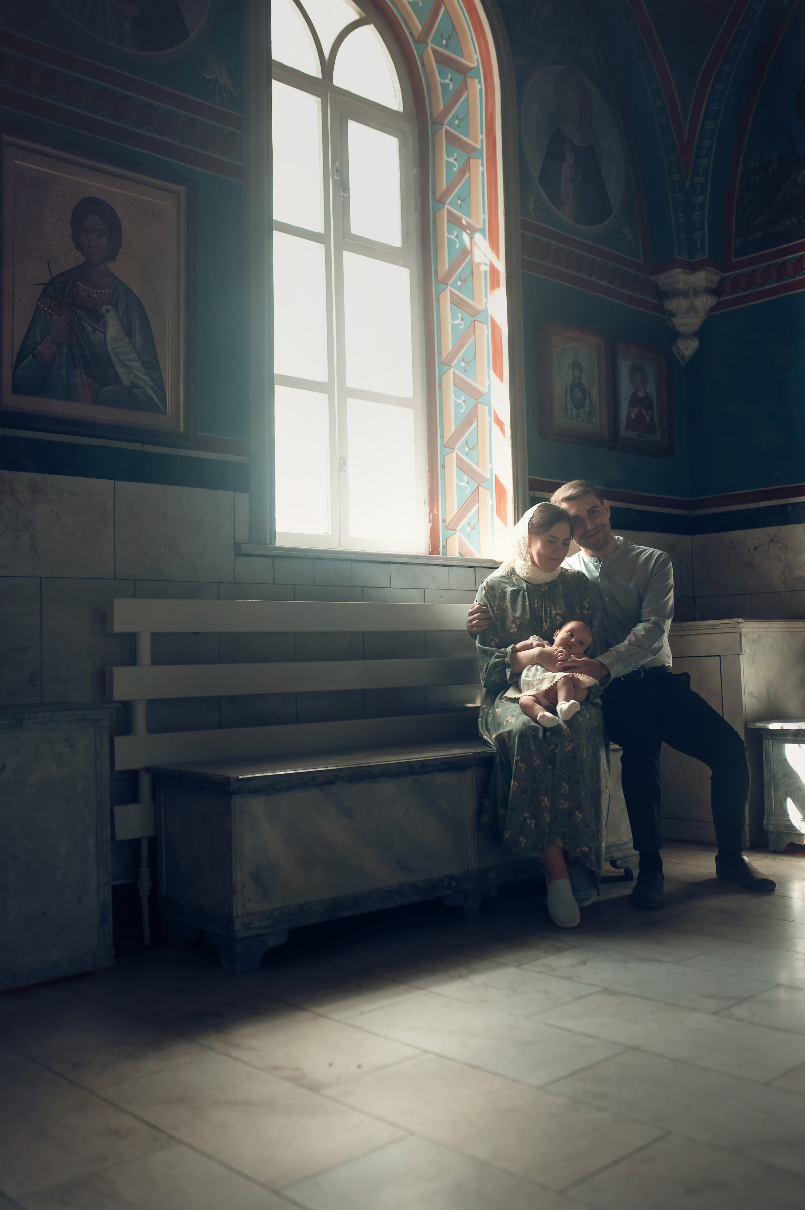 Таинство Крещения в Храме в честь святителя Николая Чудотворца г. Рыбное. Семейный фотограф Олеся Батурина Рязань