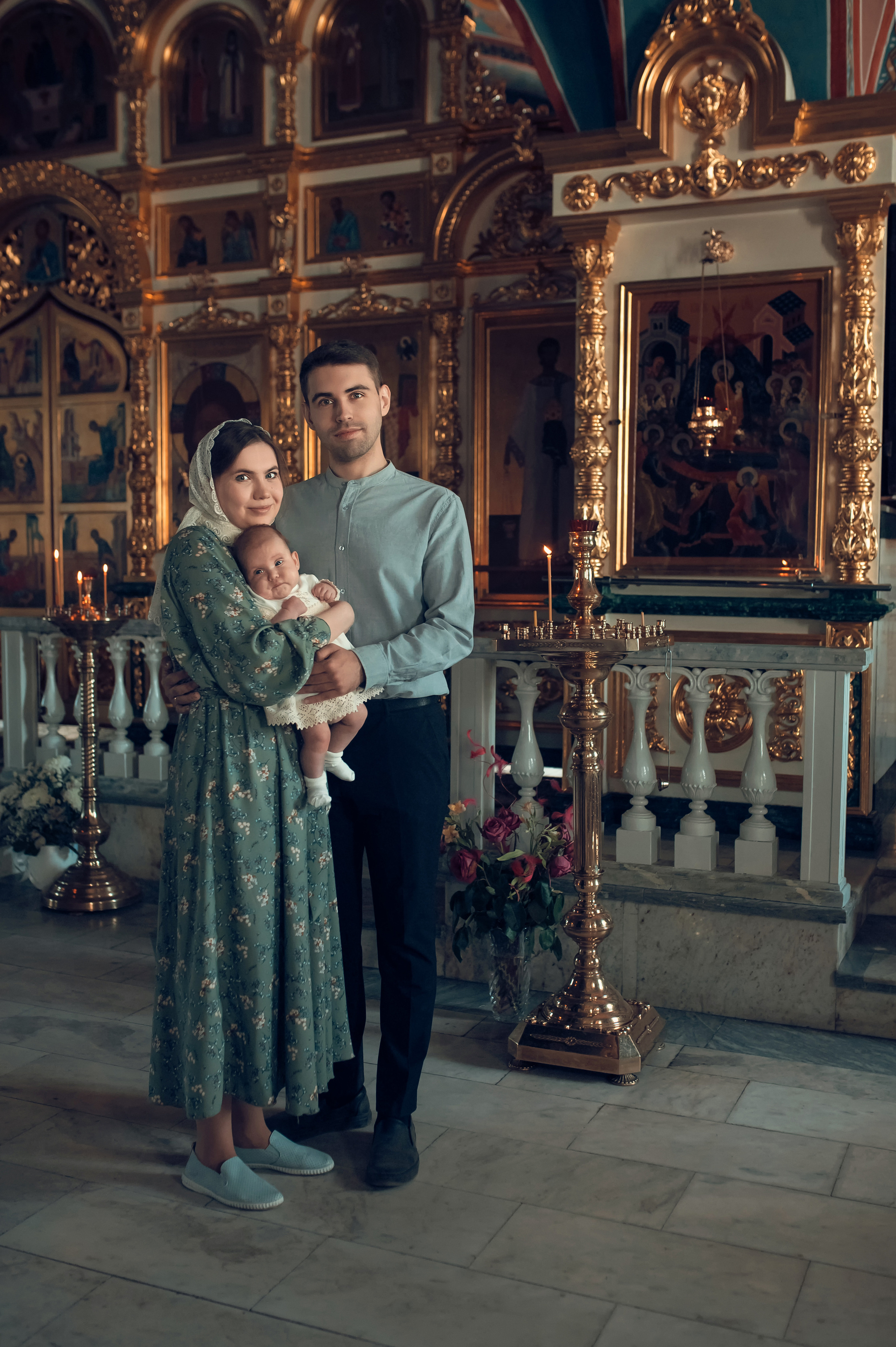 Таинство Крещения в Храме в честь святителя Николая Чудотворца г. Рыбное. Семейный фотограф Олеся Батурина Рязань