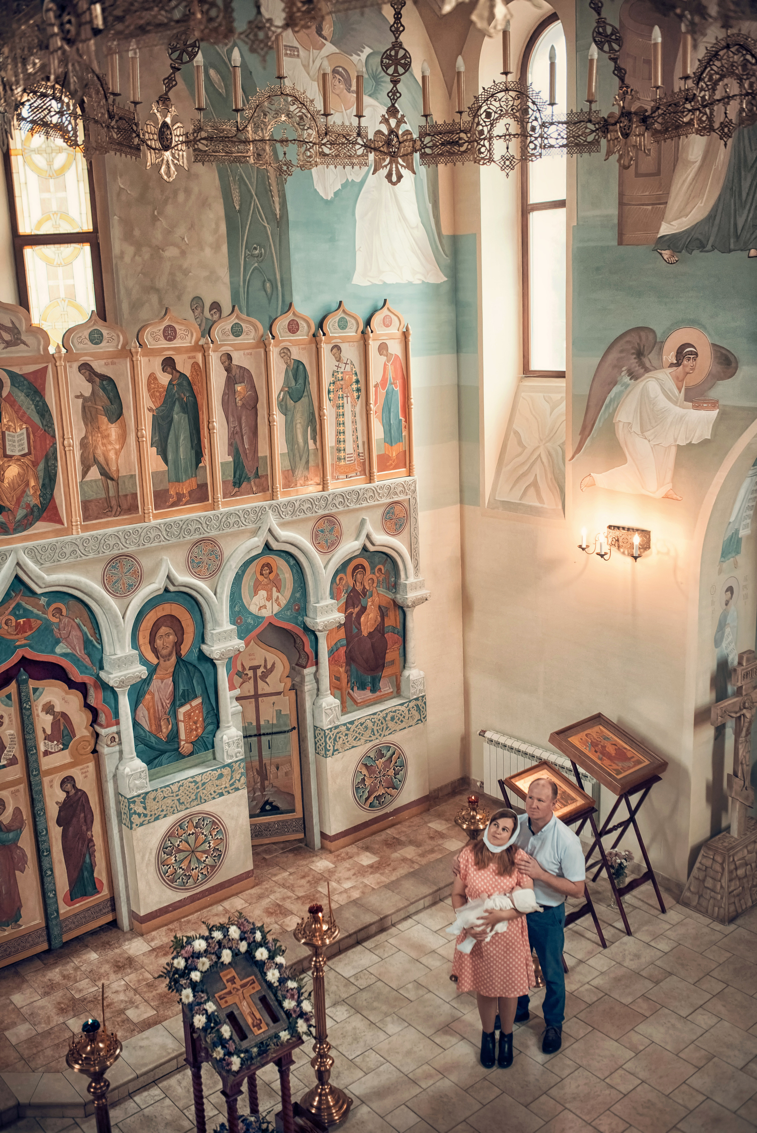 Таинство Крещения Церковь иконы Божией матери Всецарица. Семейный фотограф Олеся Батурина Рязань