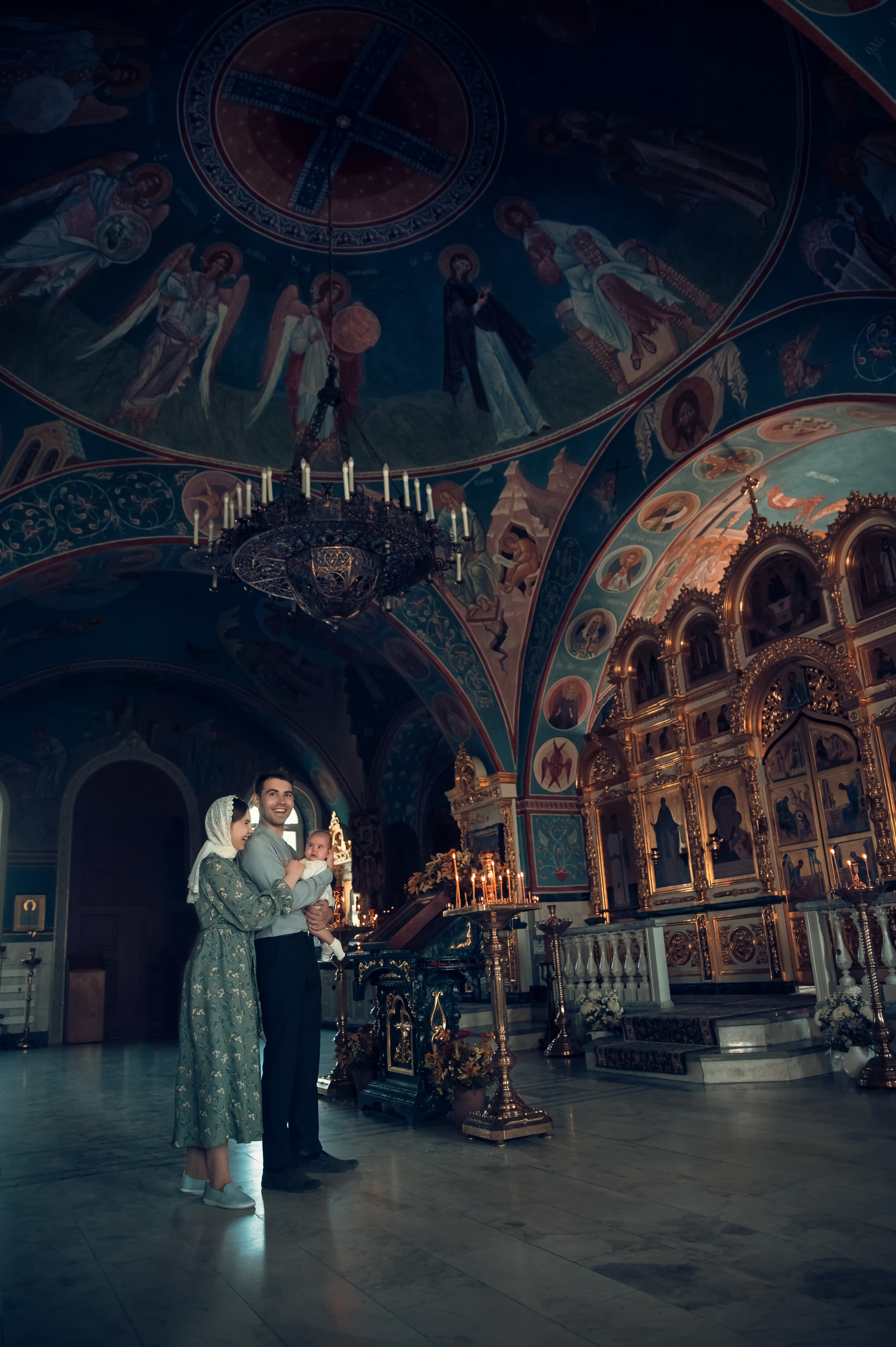 Таинство Крещения в Храме в честь святителя Николая Чудотворца г. Рыбное. Семейный фотограф Олеся Батурина Рязань