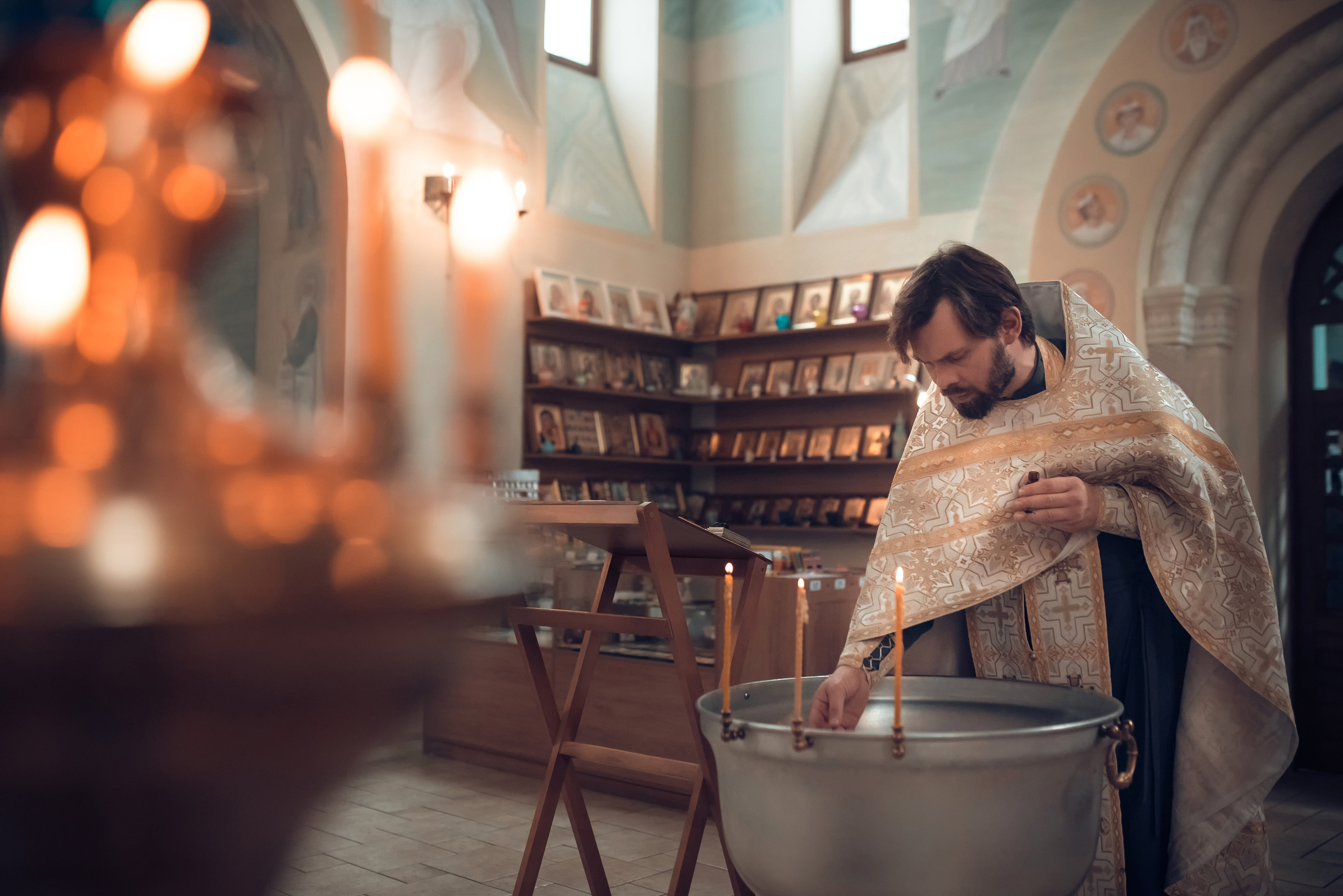 Таинство Крещения Церковь иконы Божией матери Всецарица. Семейный фотограф Олеся Батурина Рязань