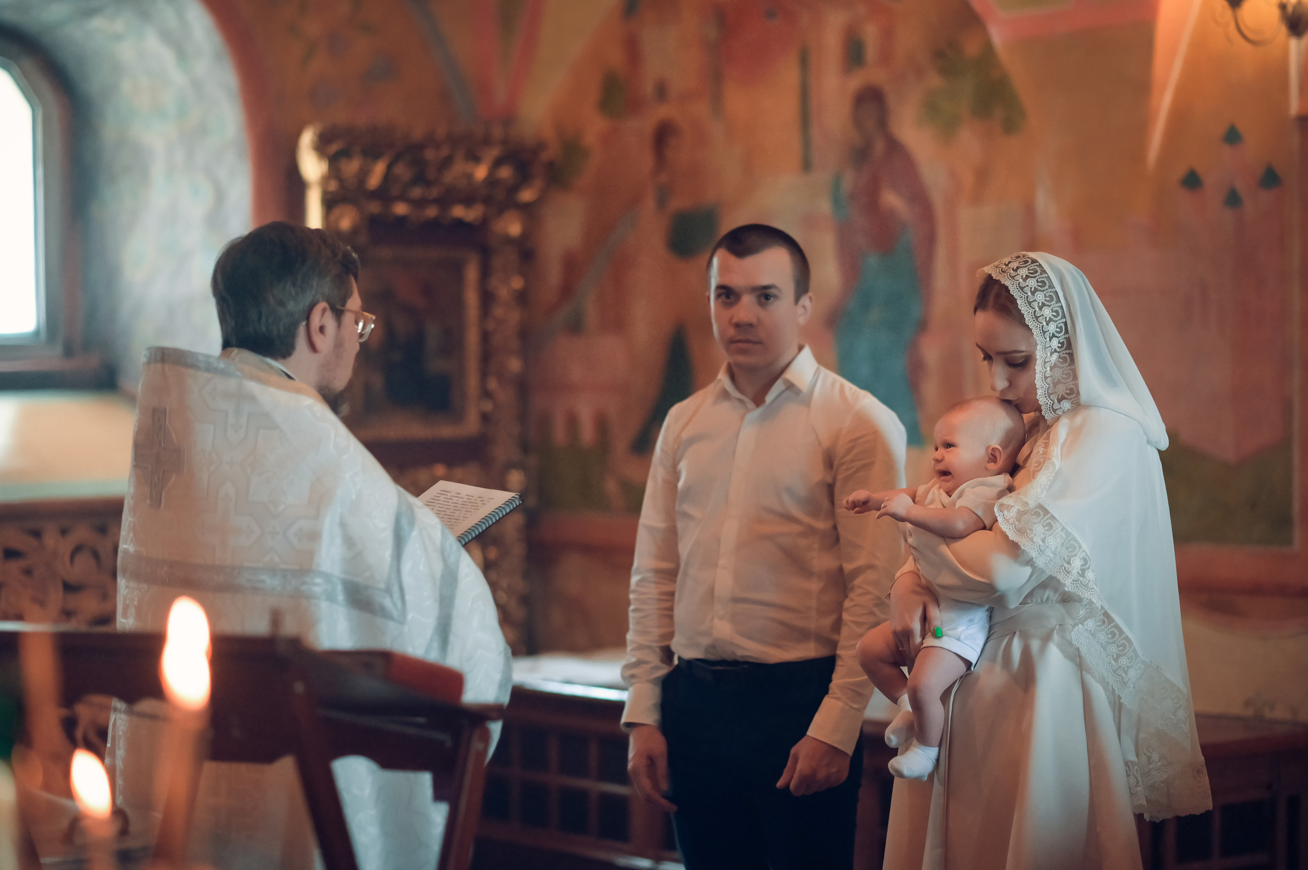 Таинство Крещения Спасо-Преображенский храм (Спаса на Яру). Семейный фотограф Олеся Батурина Рязань