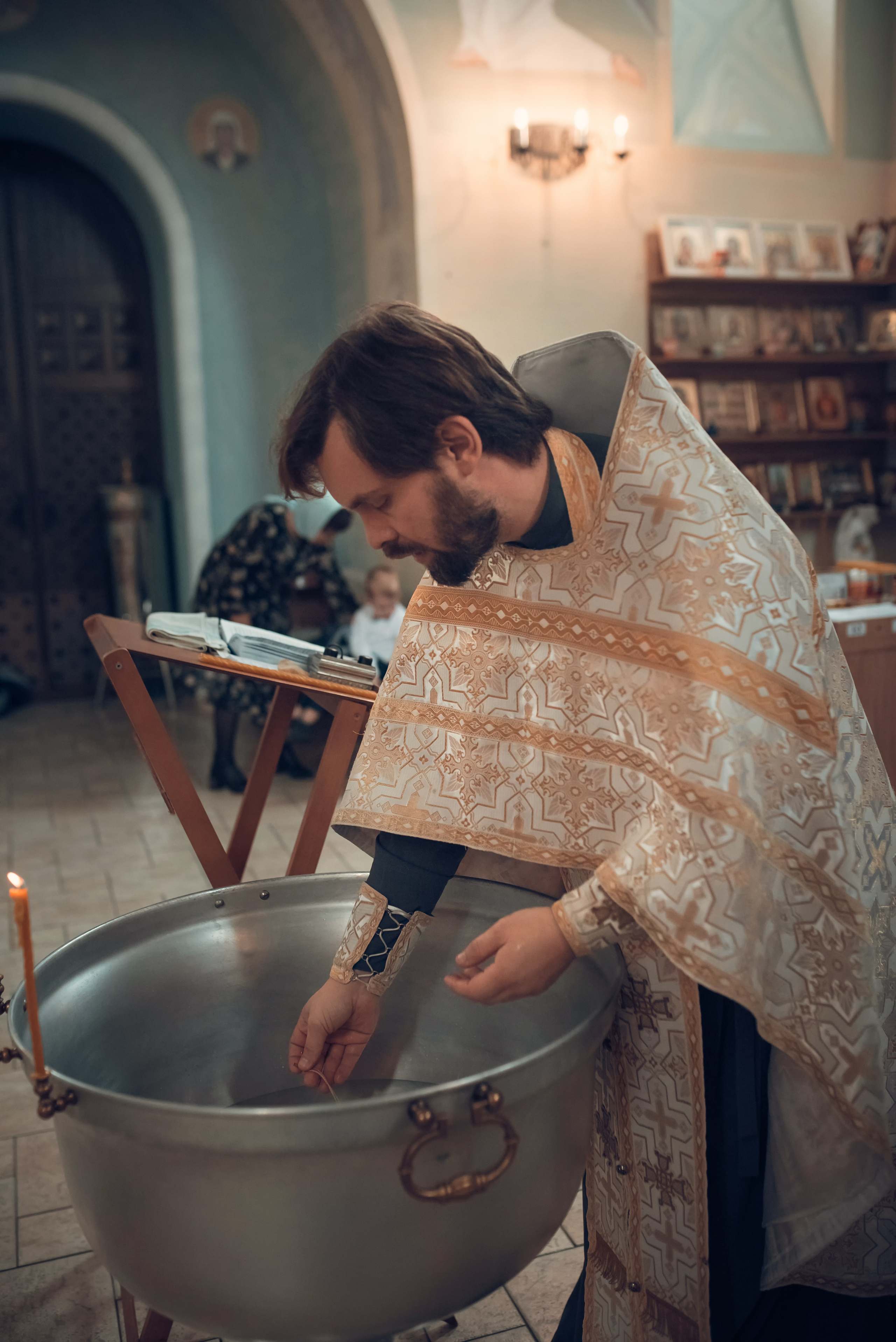 Таинство Крещения Церковь иконы Божией матери Всецарица. Семейный фотограф Олеся Батурина Рязань