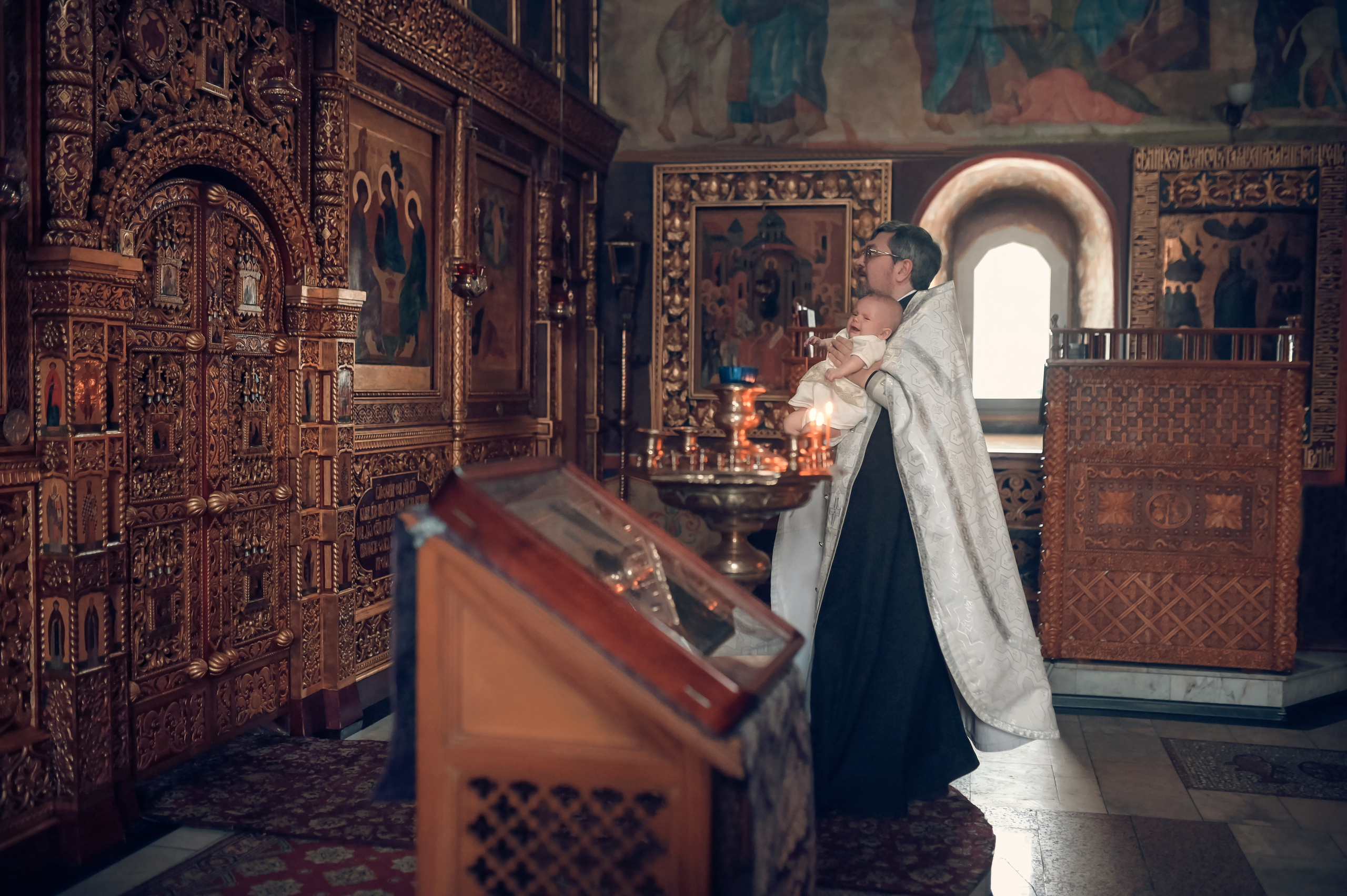 Таинство Крещения Спасо-Преображенский храм (Спаса на Яру). Семейный фотограф Олеся Батурина Рязань