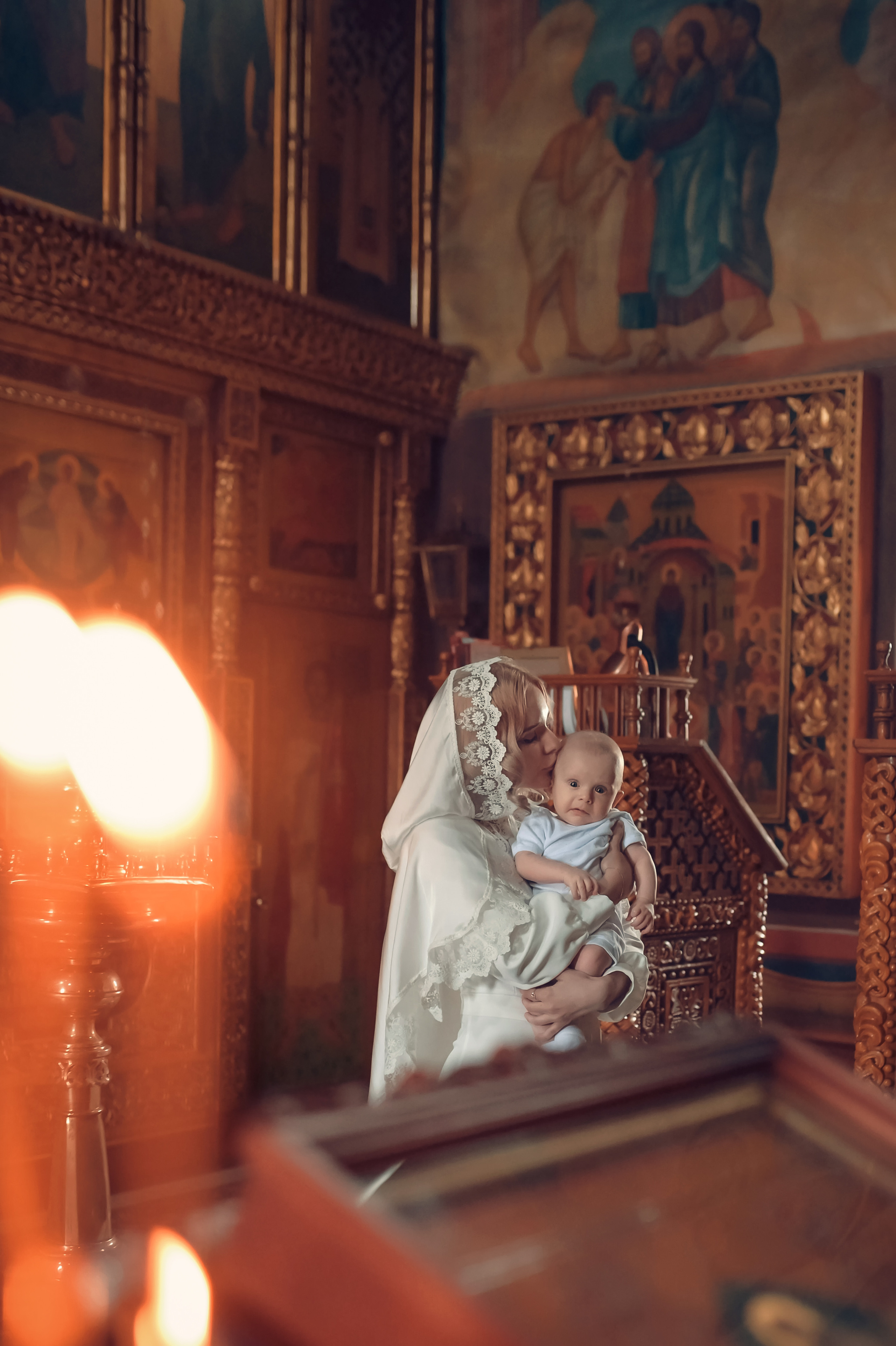 Таинство Крещения Спасо-Преображенский храм (Спаса на Яру). Семейный фотограф Олеся Батурина Рязань