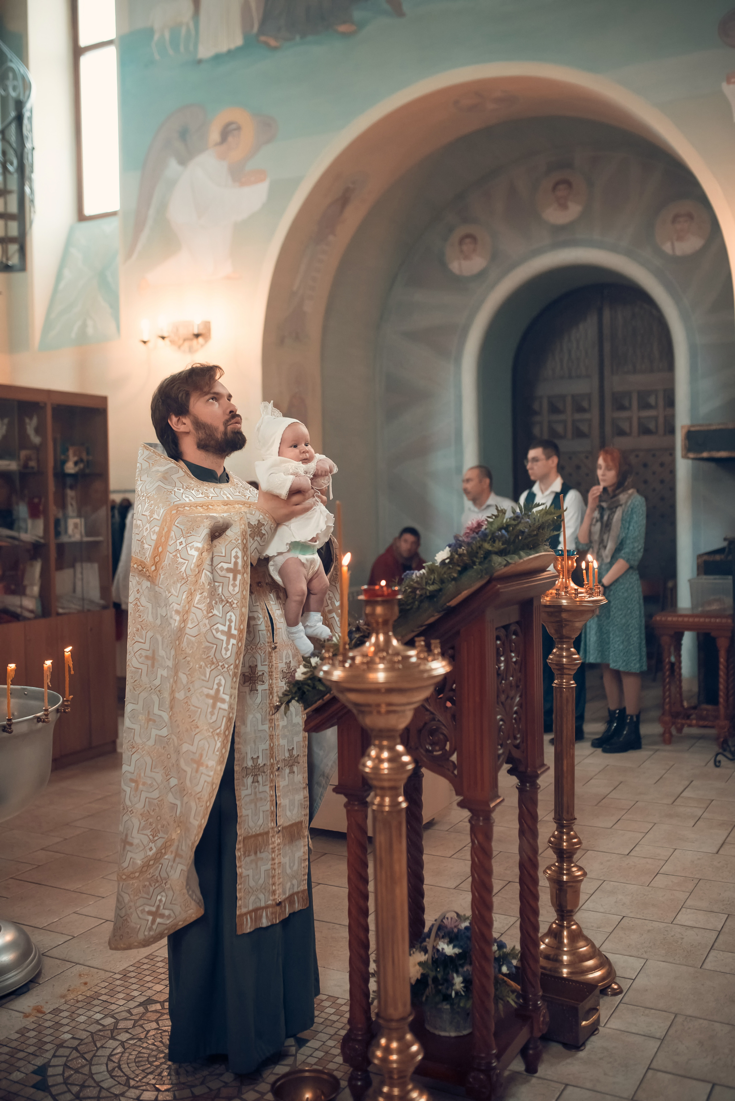 Таинство Крещения Церковь иконы Божией матери Всецарица. Семейный фотограф Олеся Батурина Рязань