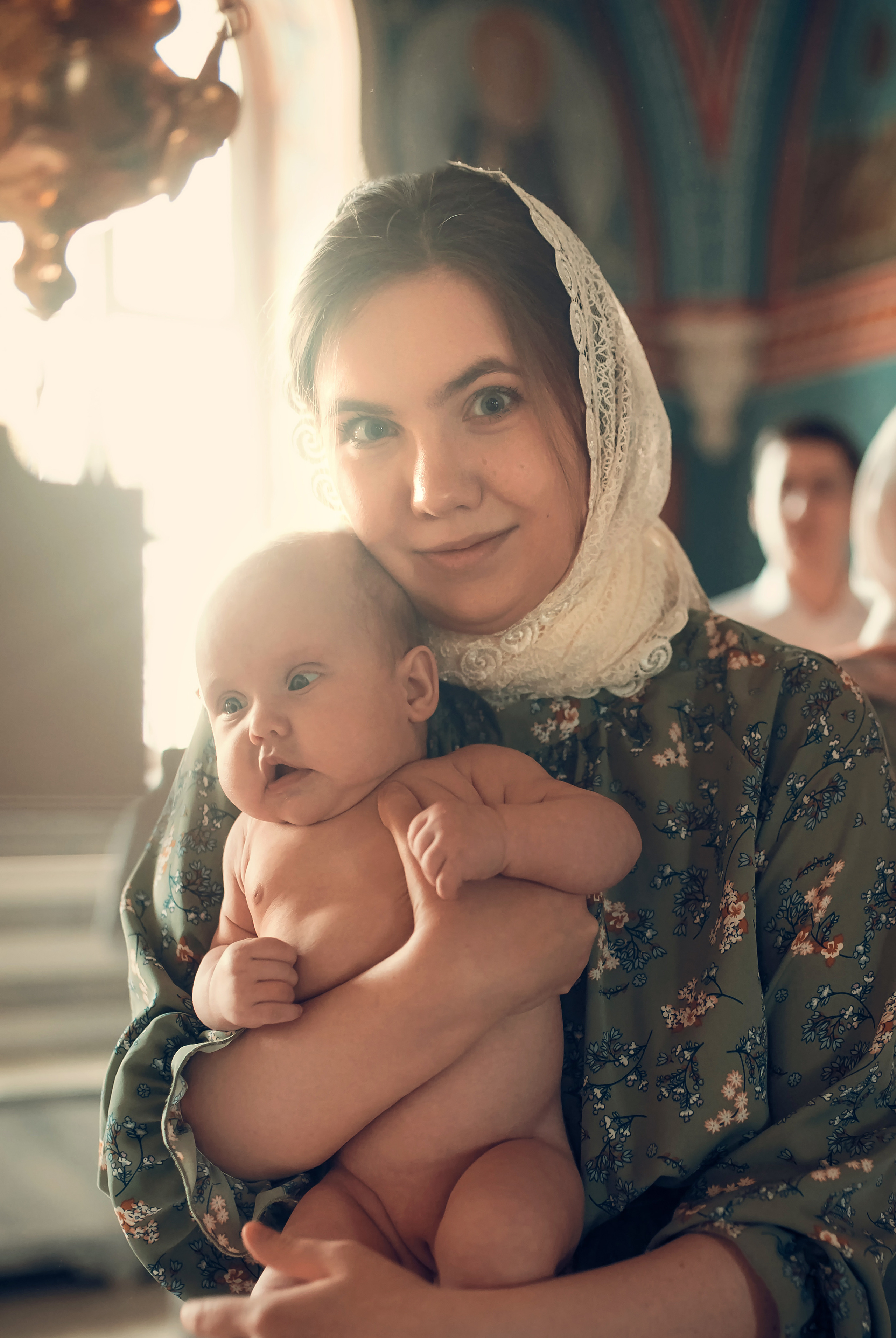Таинство Крещения в Храме в честь святителя Николая Чудотворца г. Рыбное. Семейный фотограф Олеся Батурина Рязань
