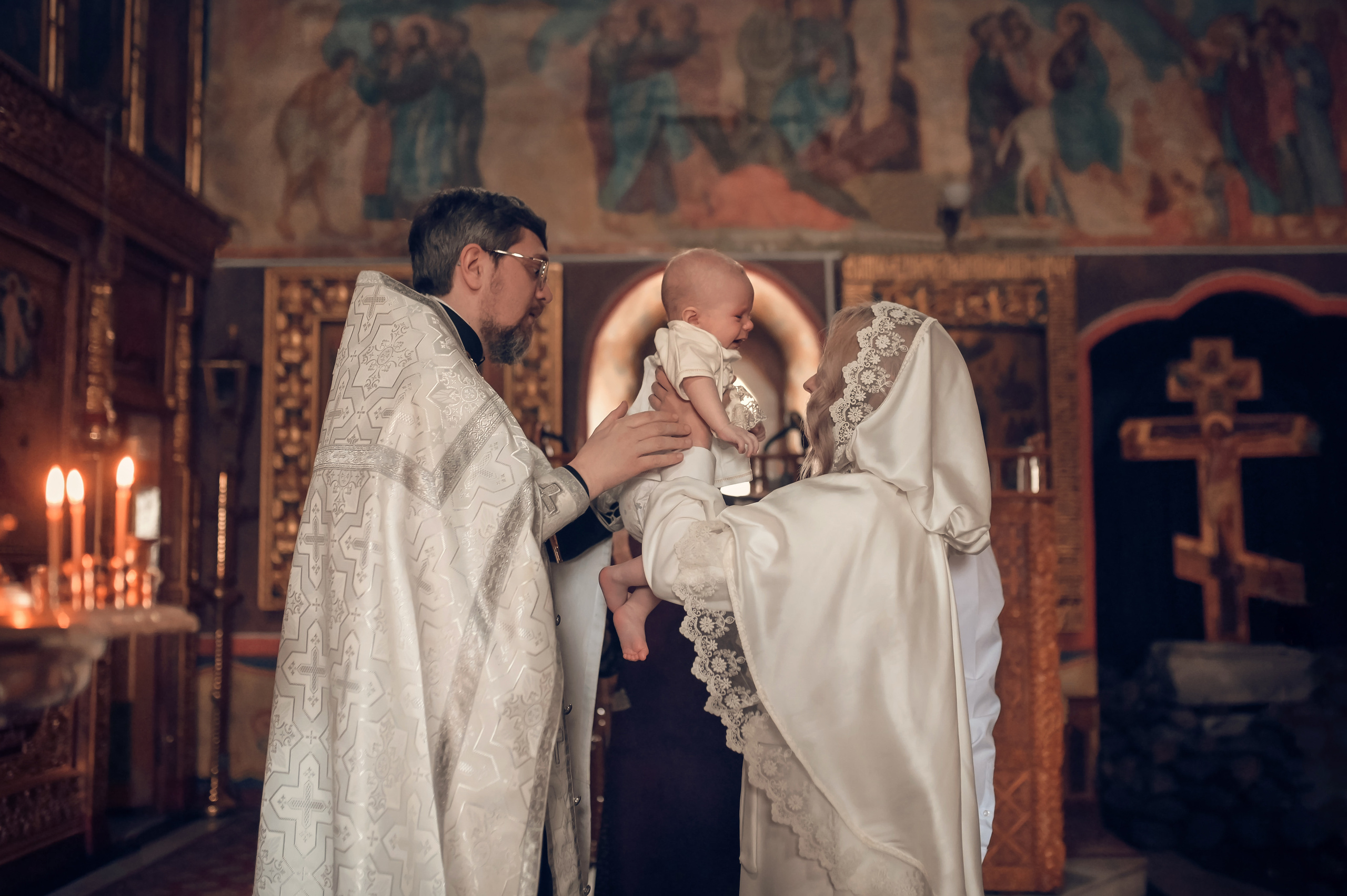 Таинство Крещения Спасо-Преображенский храм (Спаса на Яру). Семейный фотограф Олеся Батурина Рязань