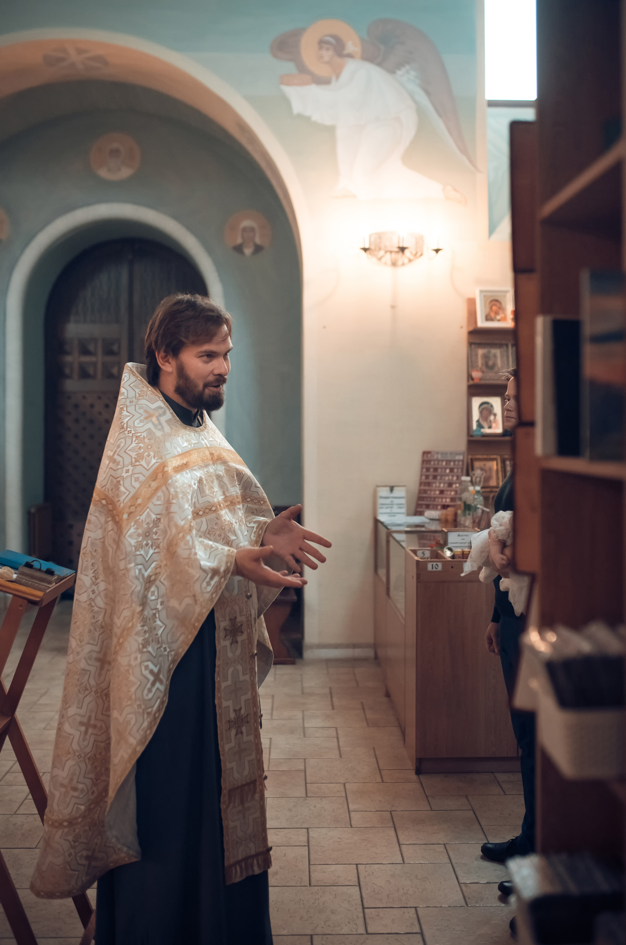 Таинство Крещения Церковь иконы Божией матери Всецарица. Семейный фотограф Олеся Батурина Рязань