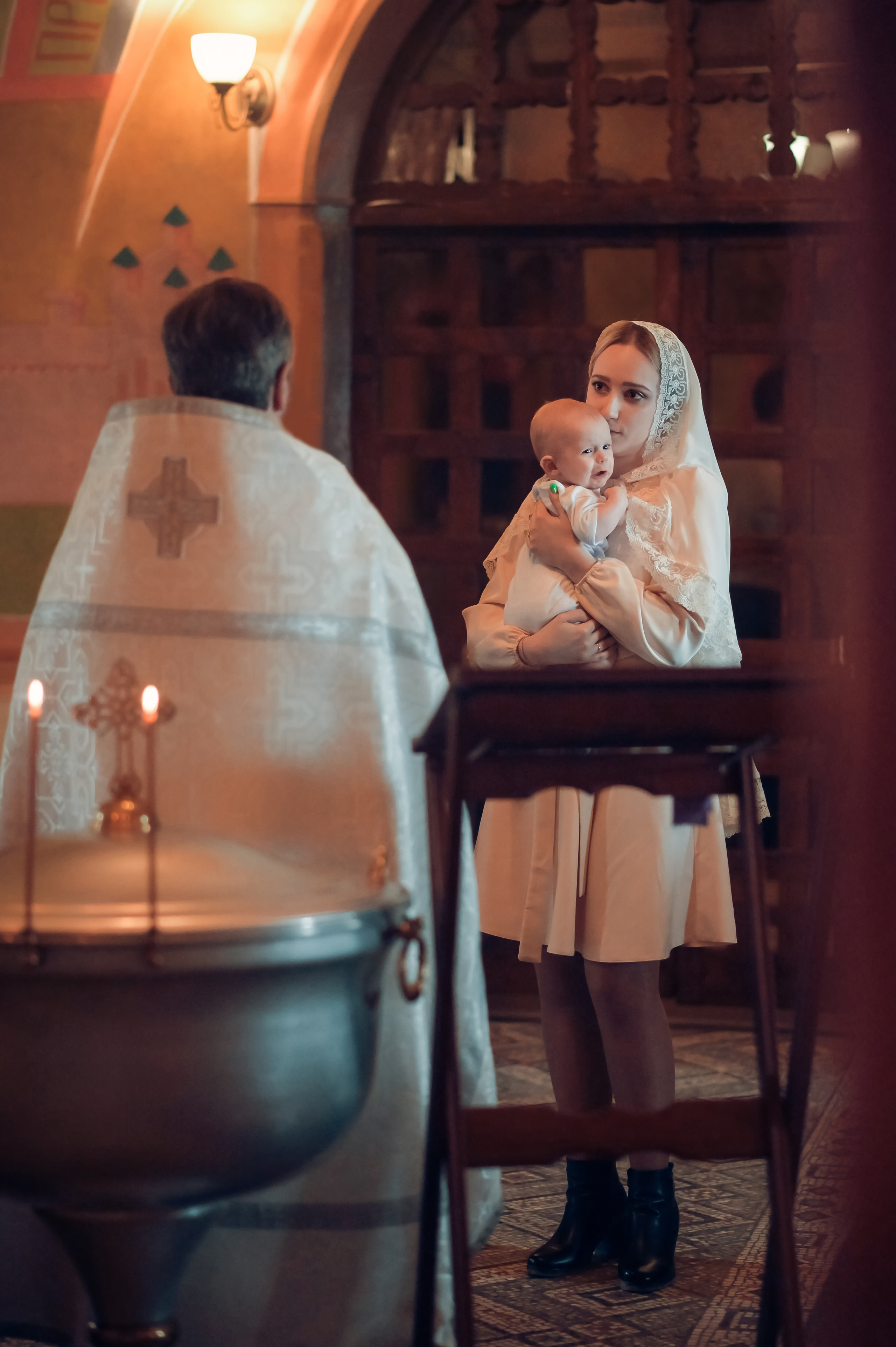Таинство Крещения Спасо-Преображенский храм (Спаса на Яру). Семейный фотограф Олеся Батурина Рязань