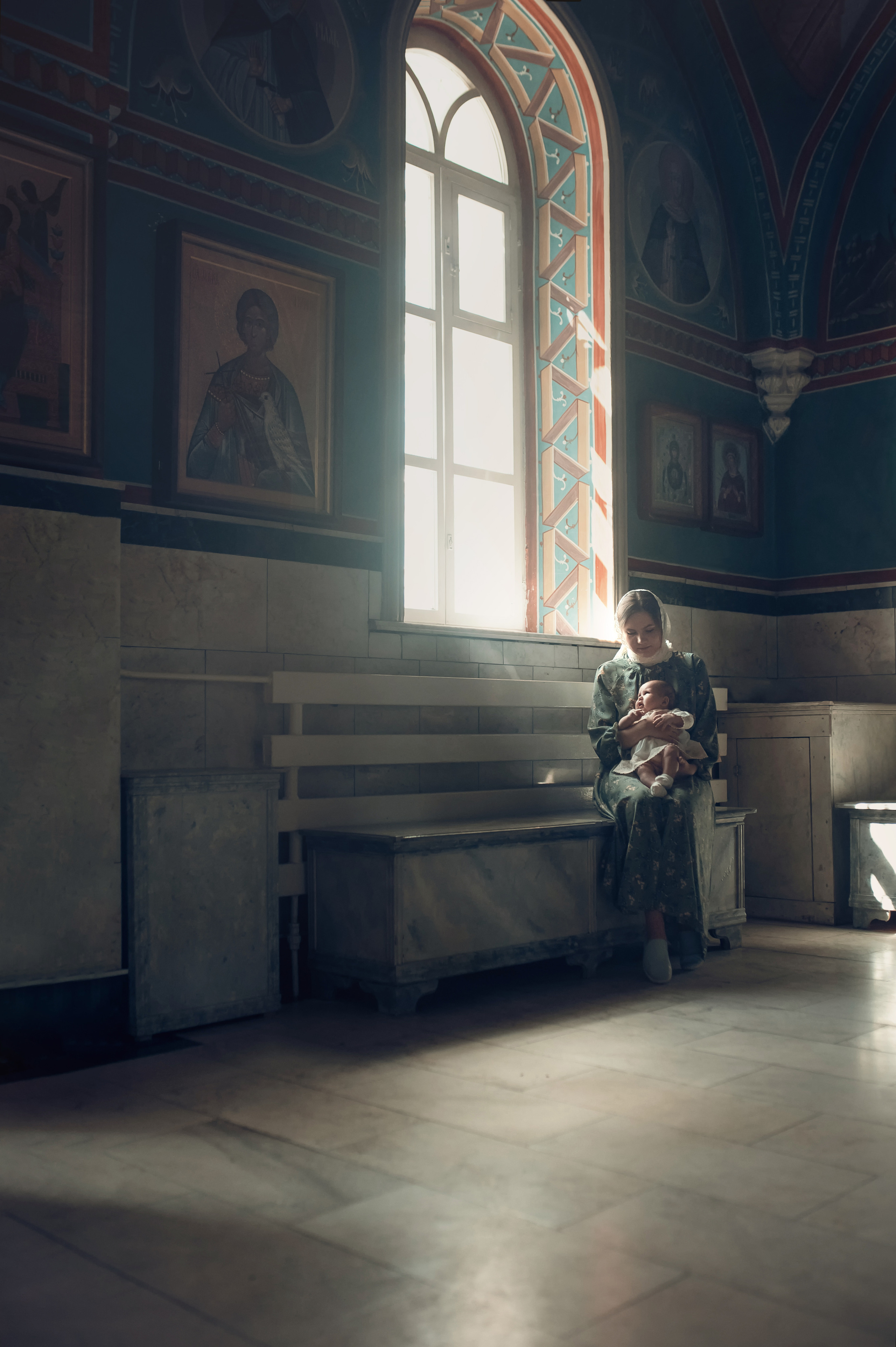 Таинство Крещения в Храме в честь святителя Николая Чудотворца г. Рыбное. Семейный фотограф Олеся Батурина Рязань