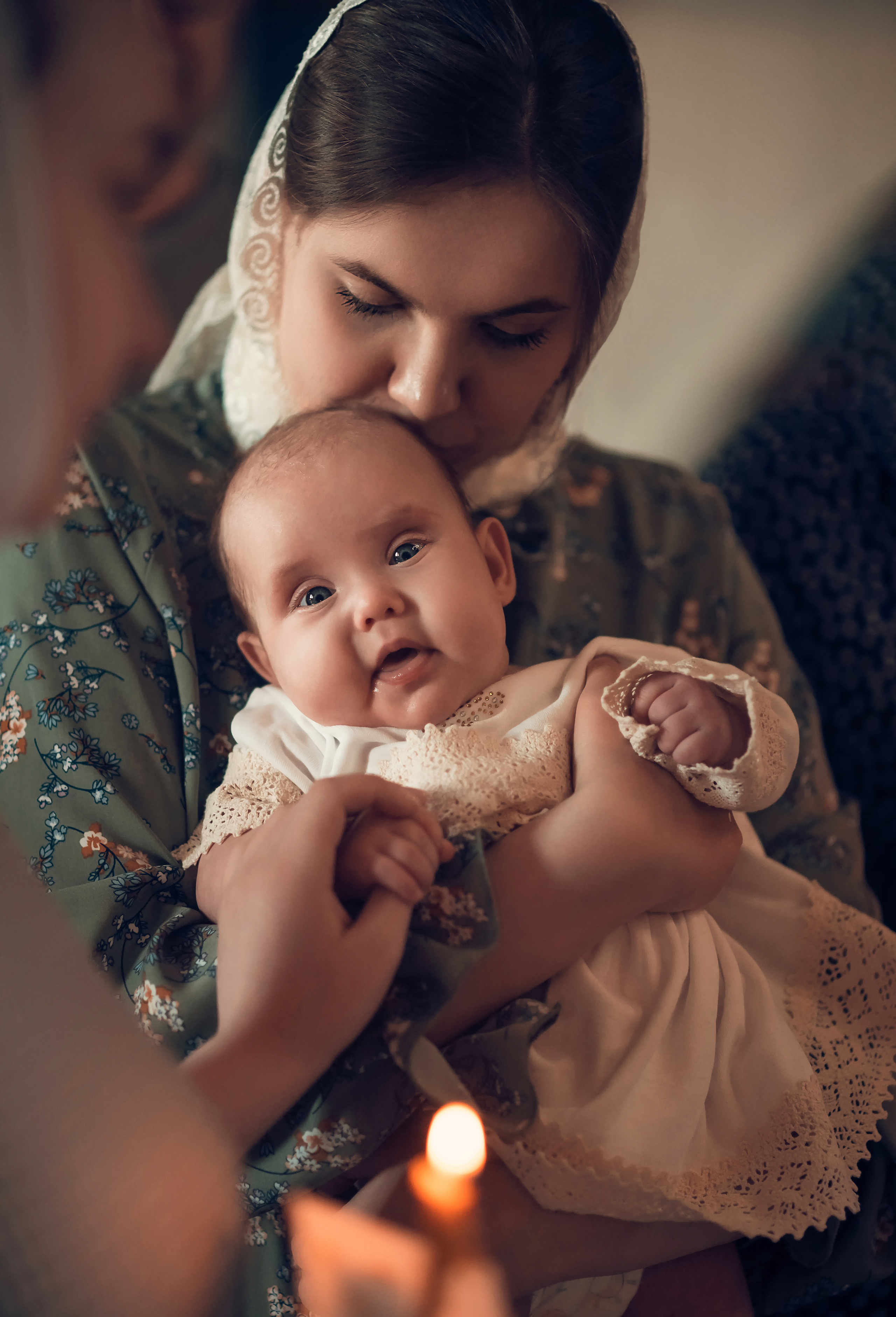 Таинство Крещения в Храме в честь святителя Николая Чудотворца г. Рыбное. Семейный фотограф Олеся Батурина Рязань