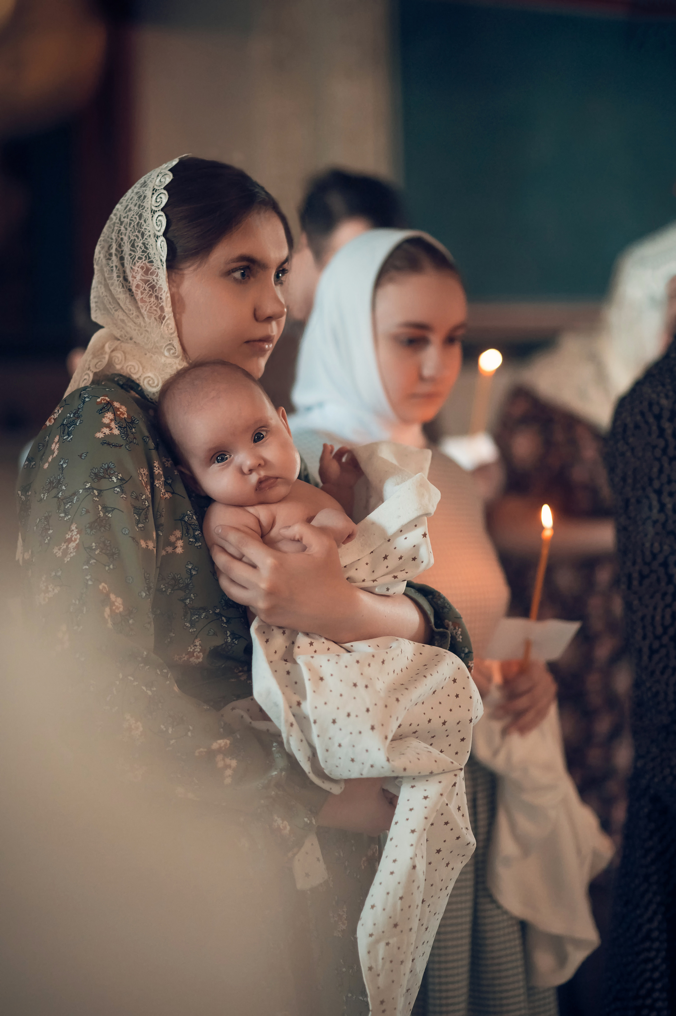 Таинство Крещения в Храме в честь святителя Николая Чудотворца г. Рыбное. Семейный фотограф Олеся Батурина Рязань