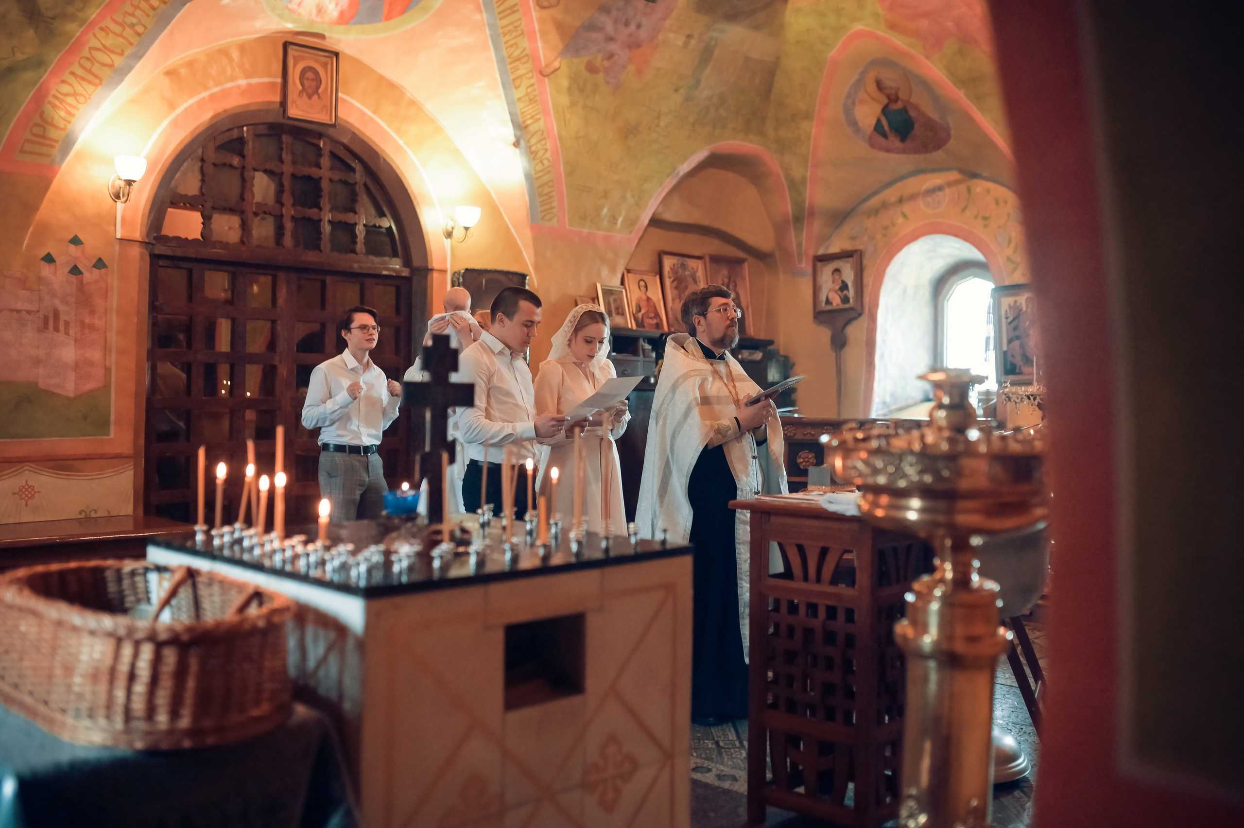 Таинство Крещения Спасо-Преображенский храм (Спаса на Яру). Семейный фотограф Олеся Батурина Рязань