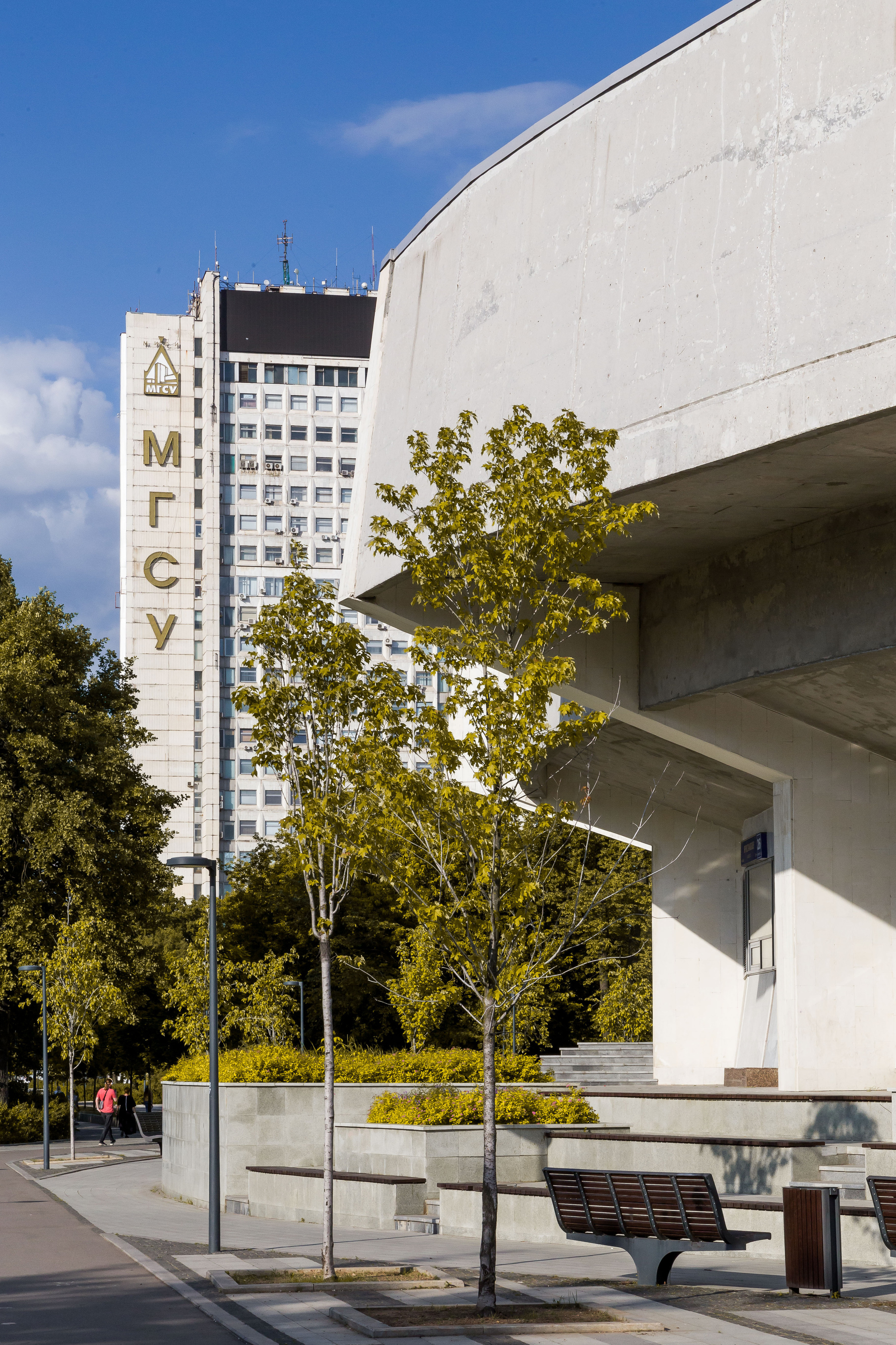 Здание Московского Государственного Строительного Университета (МГСУ/М. Проект фотографа Александра Высокина — «Фотоархитектоника»