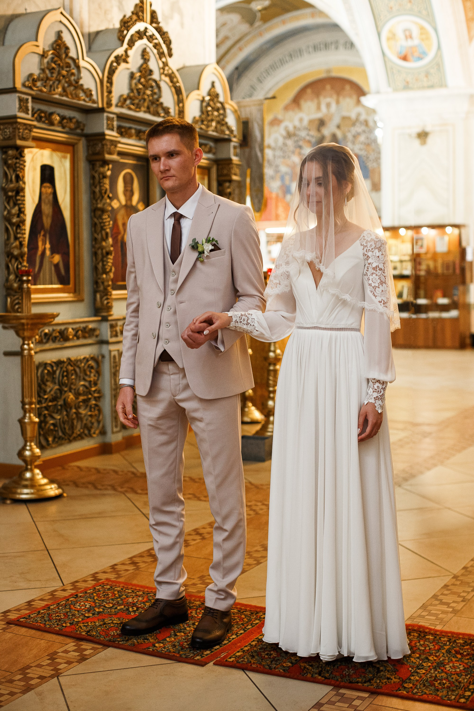 Венчание в храме Живоначальной Троицы на Шаболовке