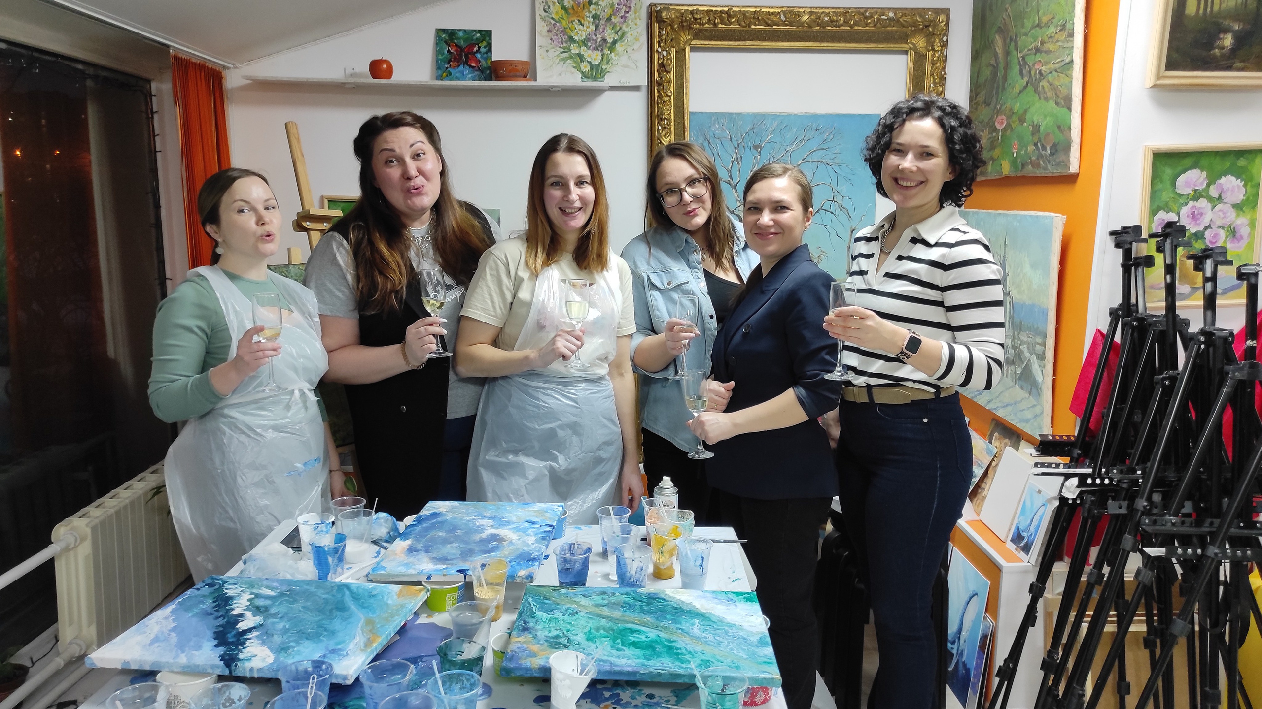 Арт-вечеринки. Арт-вечеринки и мастер-классы в Москве для взрослых и детей