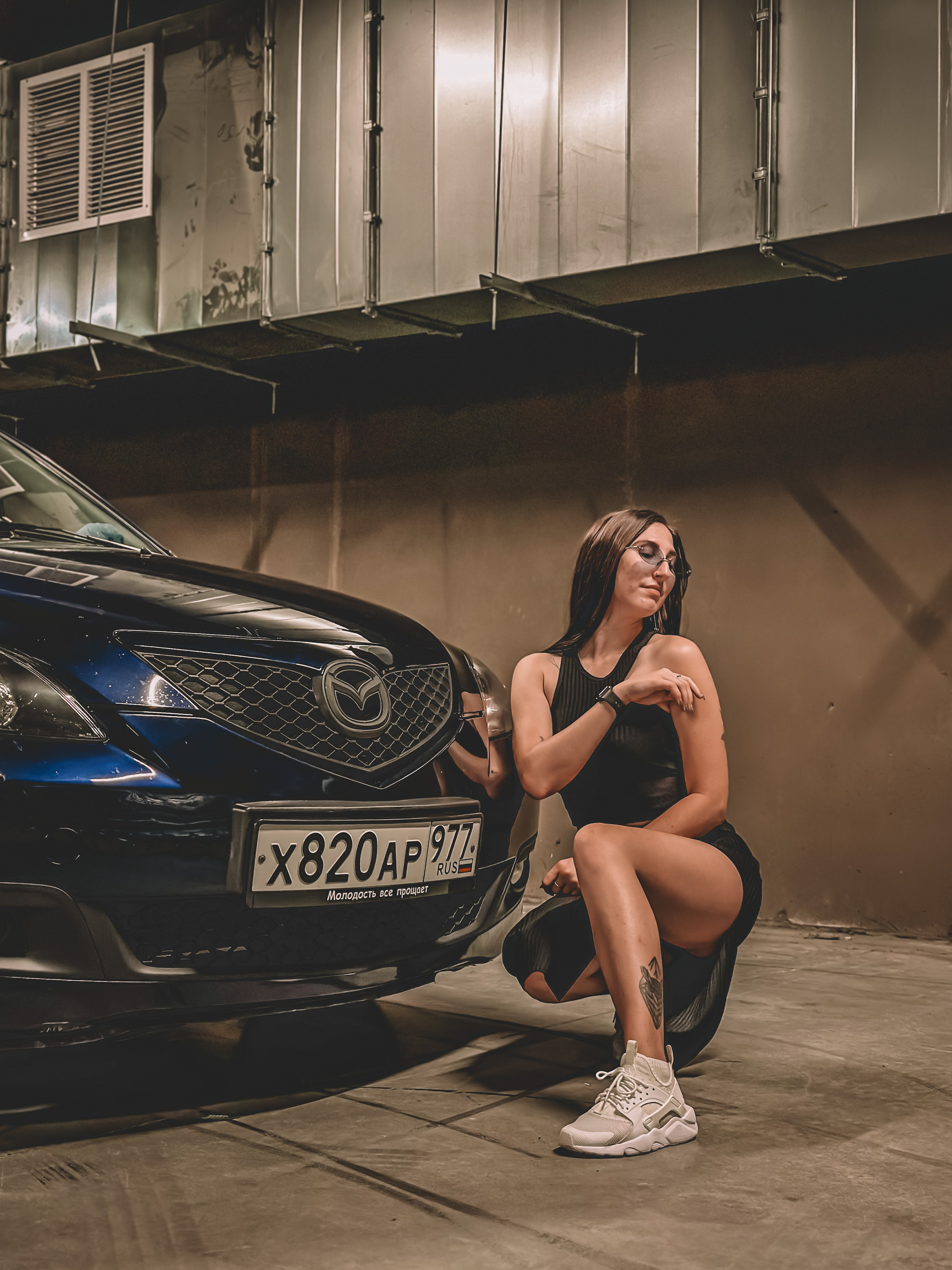 Тандем Драйва: фотосессия вас и вашего автомобиля. Карина и Mazda. Ирина Санрайз — Автомобильный фотограф в Москве