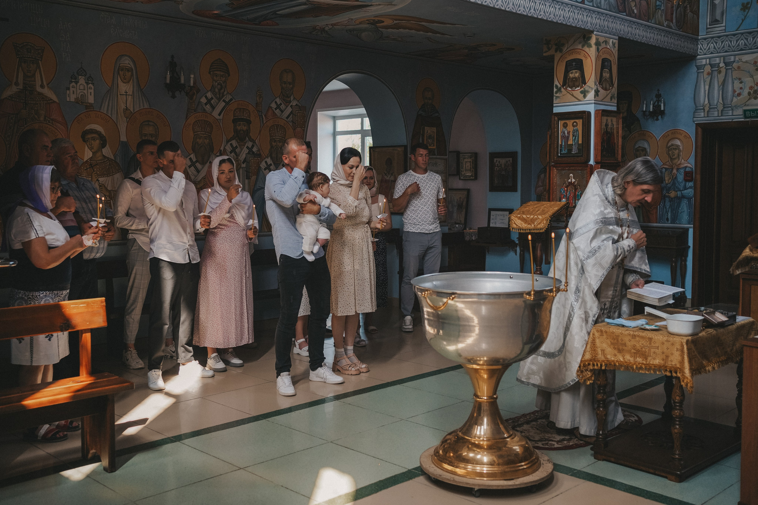 Таинство крещения. Семейный фотограф в Тольятти Екатерина Невзорова