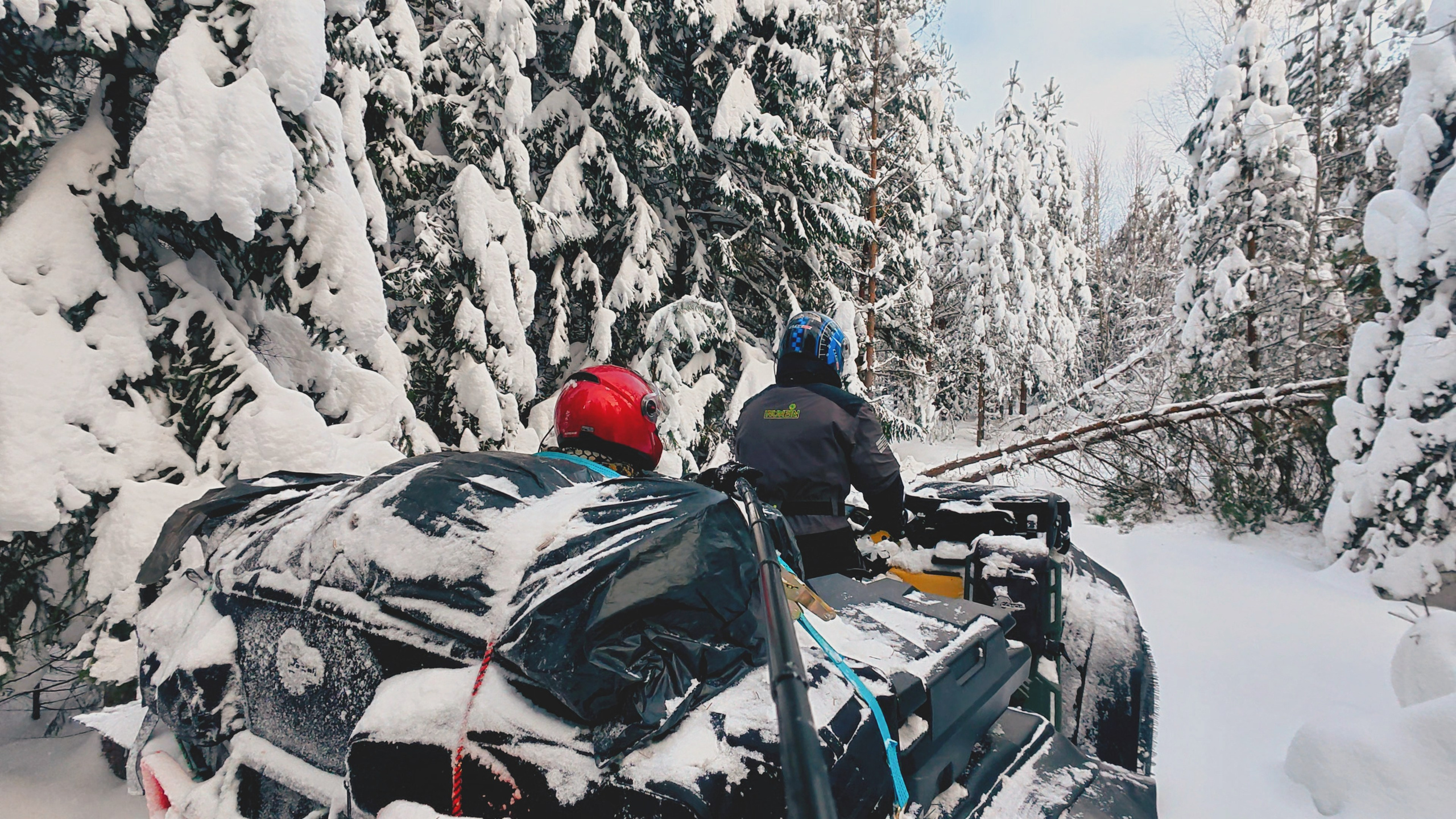 Съемка квадроциклов зимой в Подмосковье. Фотограф в походы