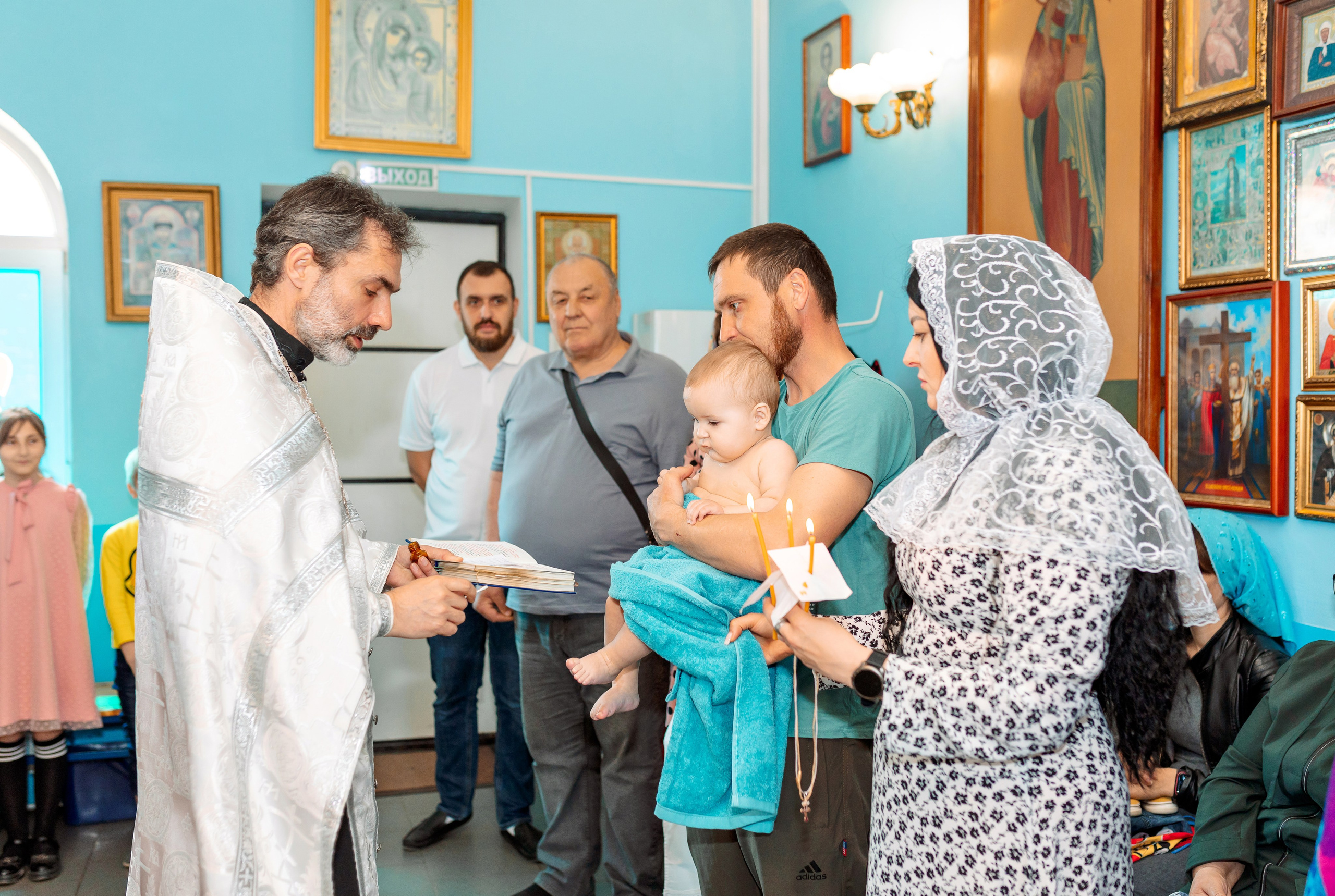 Крестины Андрея с. Цибанобалка. Семейный и детский фотограф в Анапе Наталья Абраменко