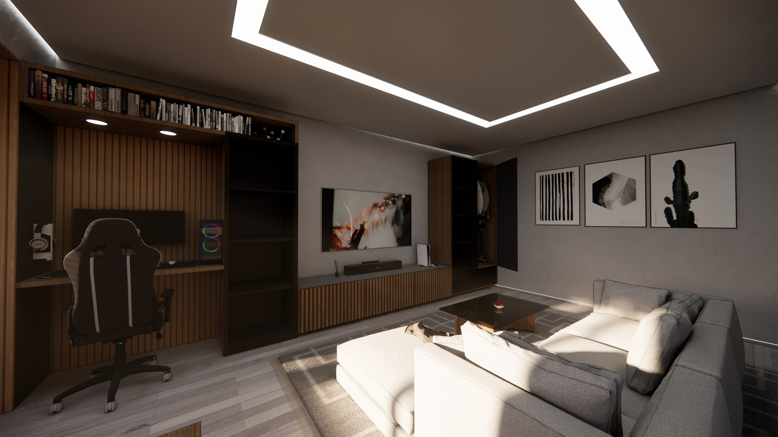 Проект № 3 — Квартира 40 кв. м. LANOIR: визуализация проектов, интерьер, экстерьер, ArchiCAD чертежи | Стерлитамак